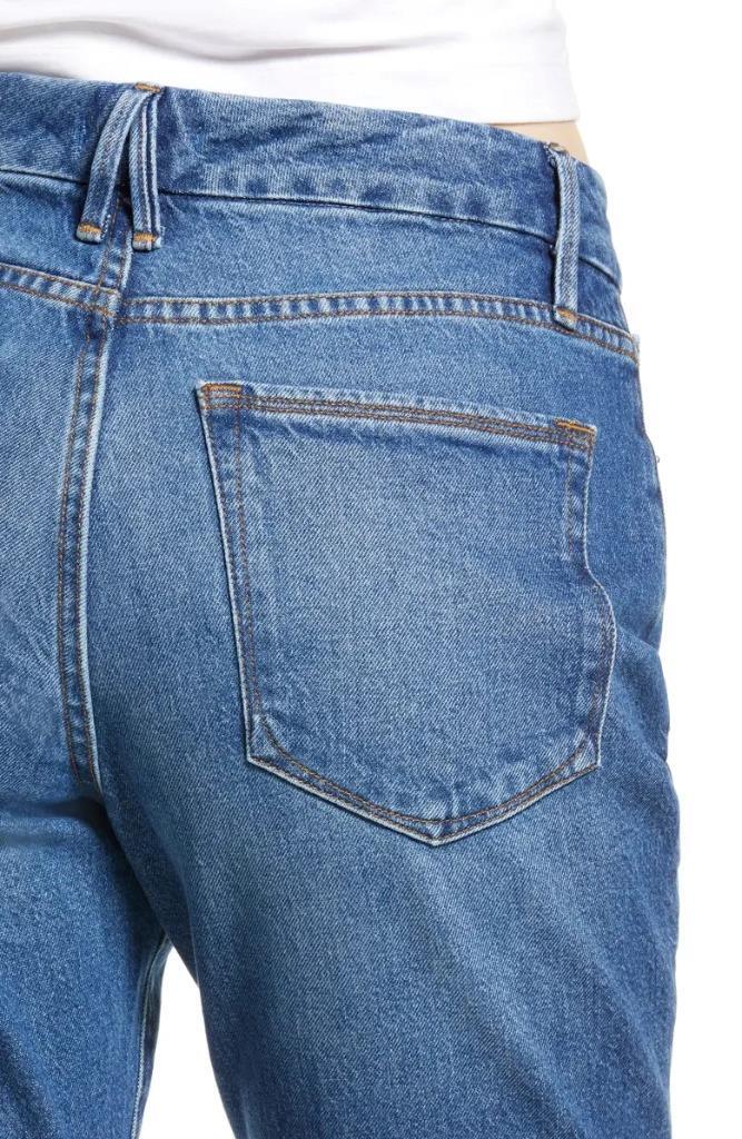 $149 – GOOD AMERICAN Classic Straight Leg Jeans Size 4/27