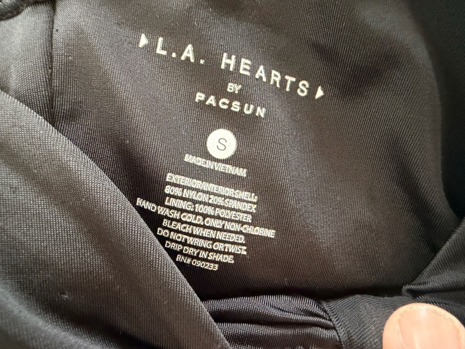 L.A. Hearts by PacSun Black Knot Front Bralette Bikini Top