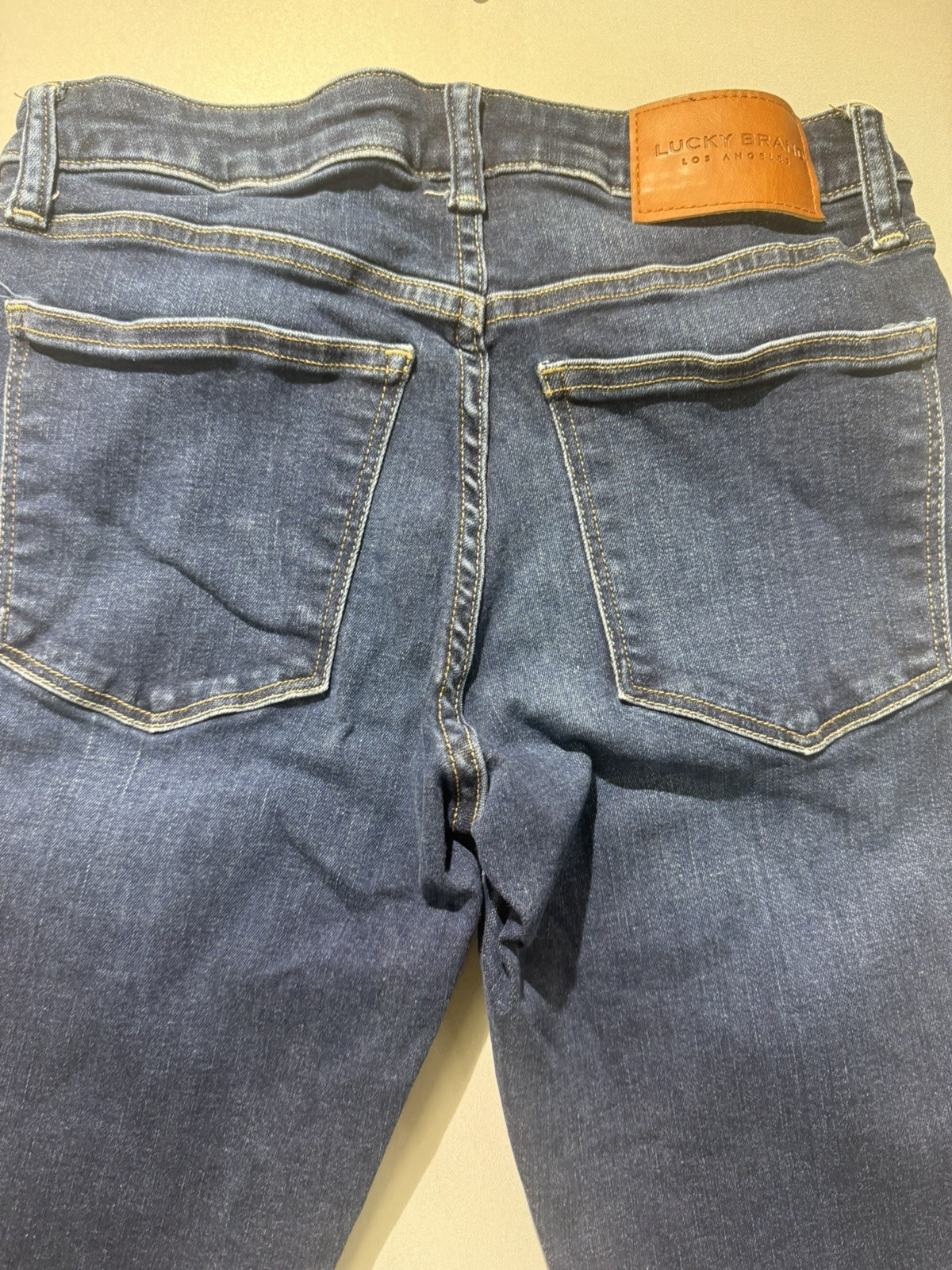 Lucky Brand Womens Dark Wash Denim Mid Rise Skinny Ankle Jeans Size 8/29