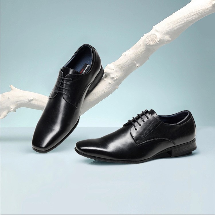 Men’s Dress Shoes Square Toe Casual Shoes Derby Oxfords Shoes US Size 6.5-15