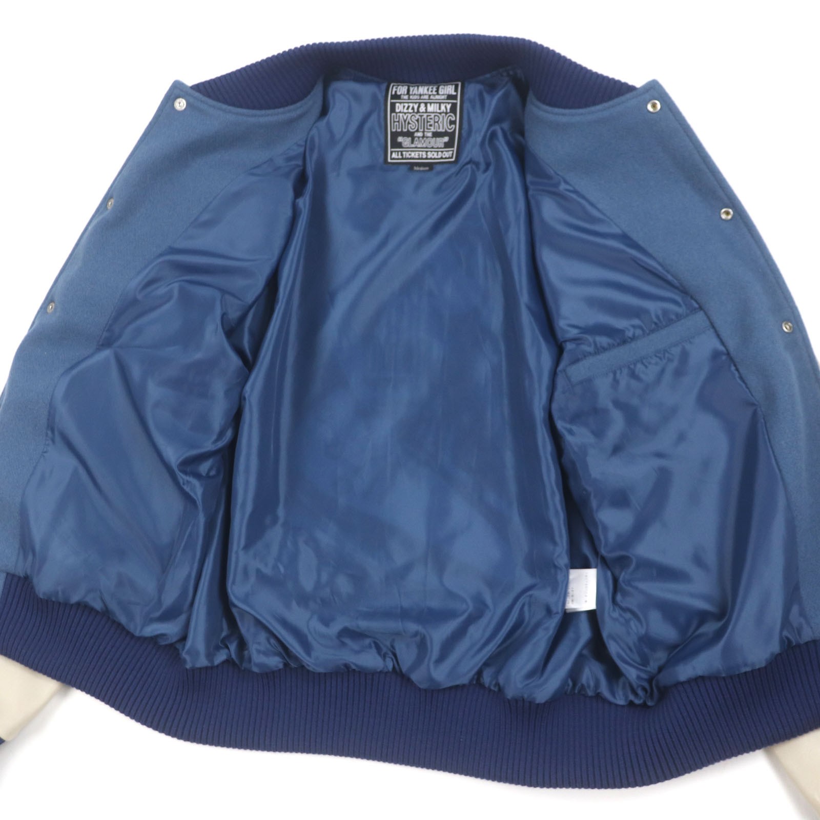 Excellent HYSTERIC GLAMOUR Stajan Blue gray wool mens M 02243AB10