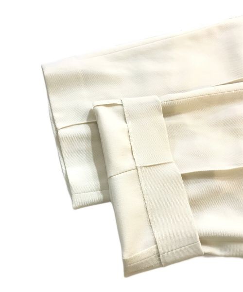 CULLNI Wool Chino Wide 1-Tuck Gurkha Pants 22-AW-004B beige 2
