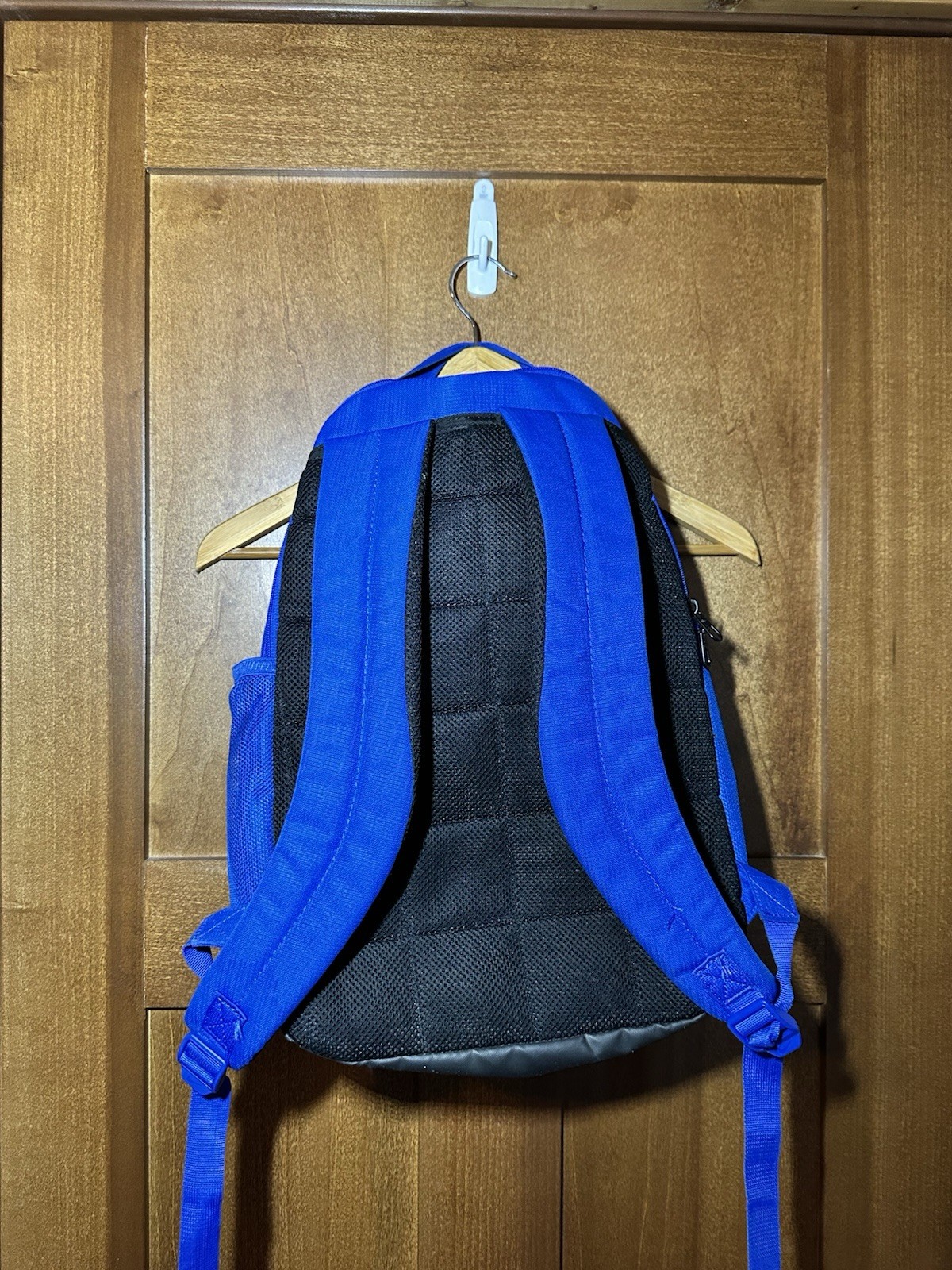 Nike Brasilia Backpack Blue Black Athletic School Laptop Travel Gym Bag