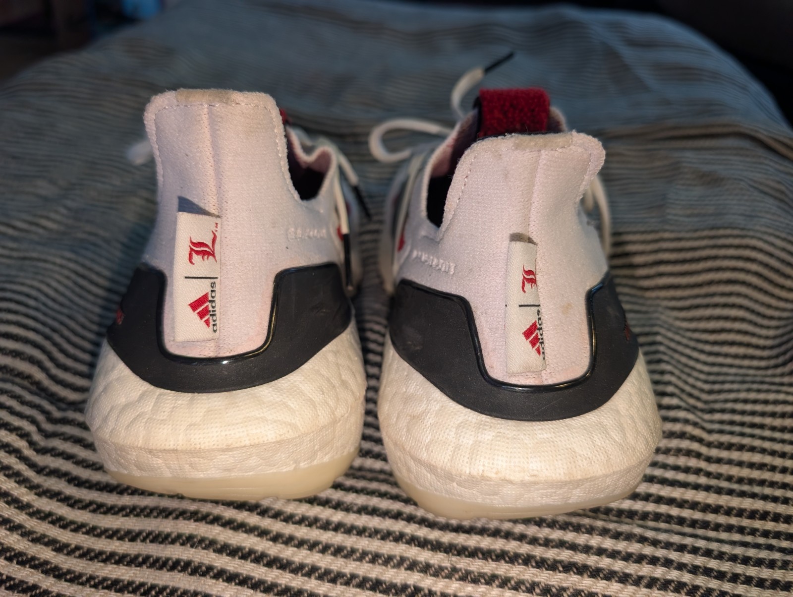 Adidas Ultraboost 21 Cardinal Shoes Sneakers Men’s Sz 9 Red White