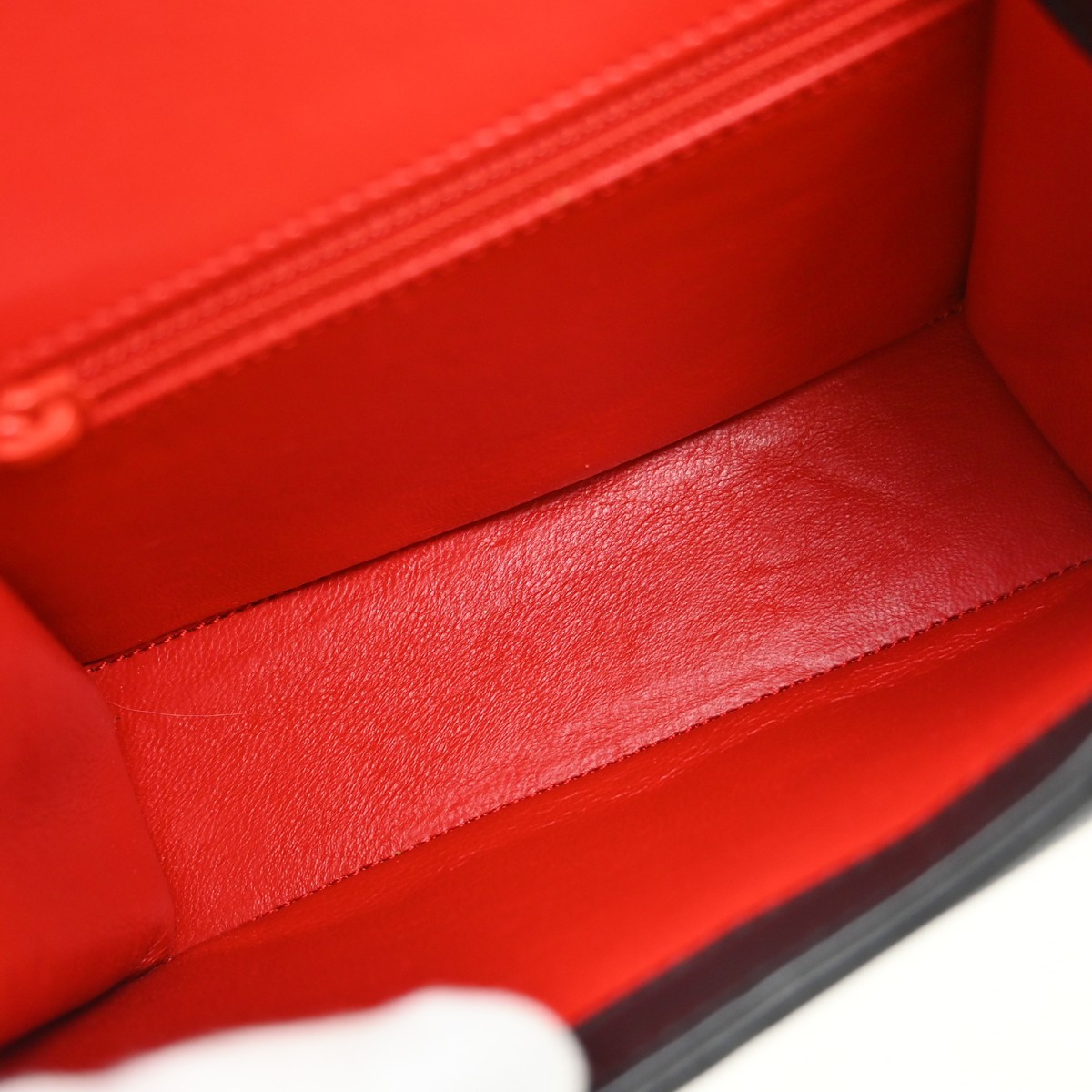 Cartier Black Leather Panthere Handbag 007401 NQ07510