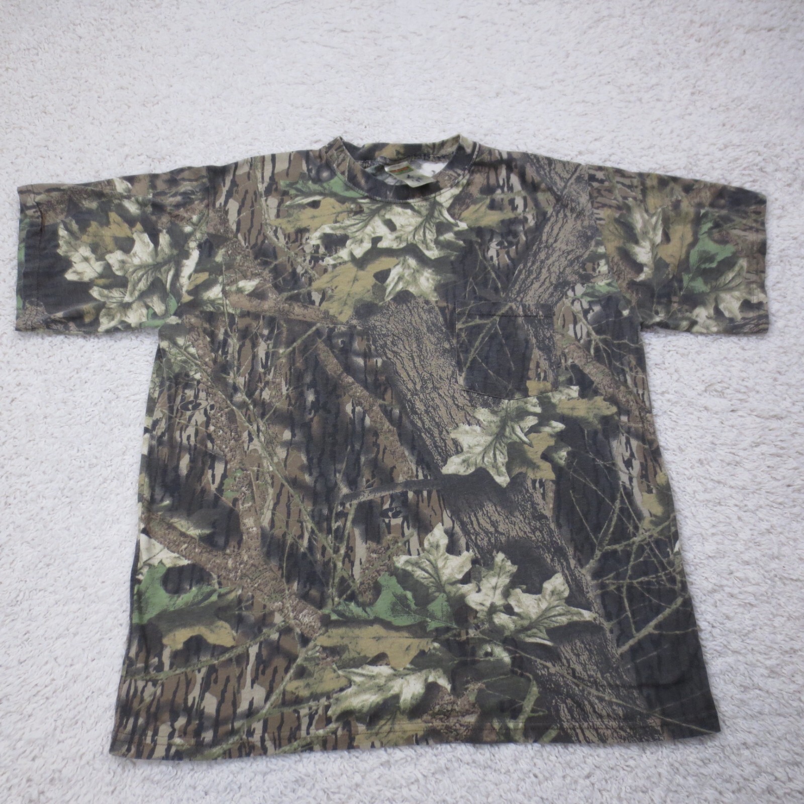 Mossy Oak Shirt Mens Large Breakup Camo Hunting Streetwear Outdoor Y2K
