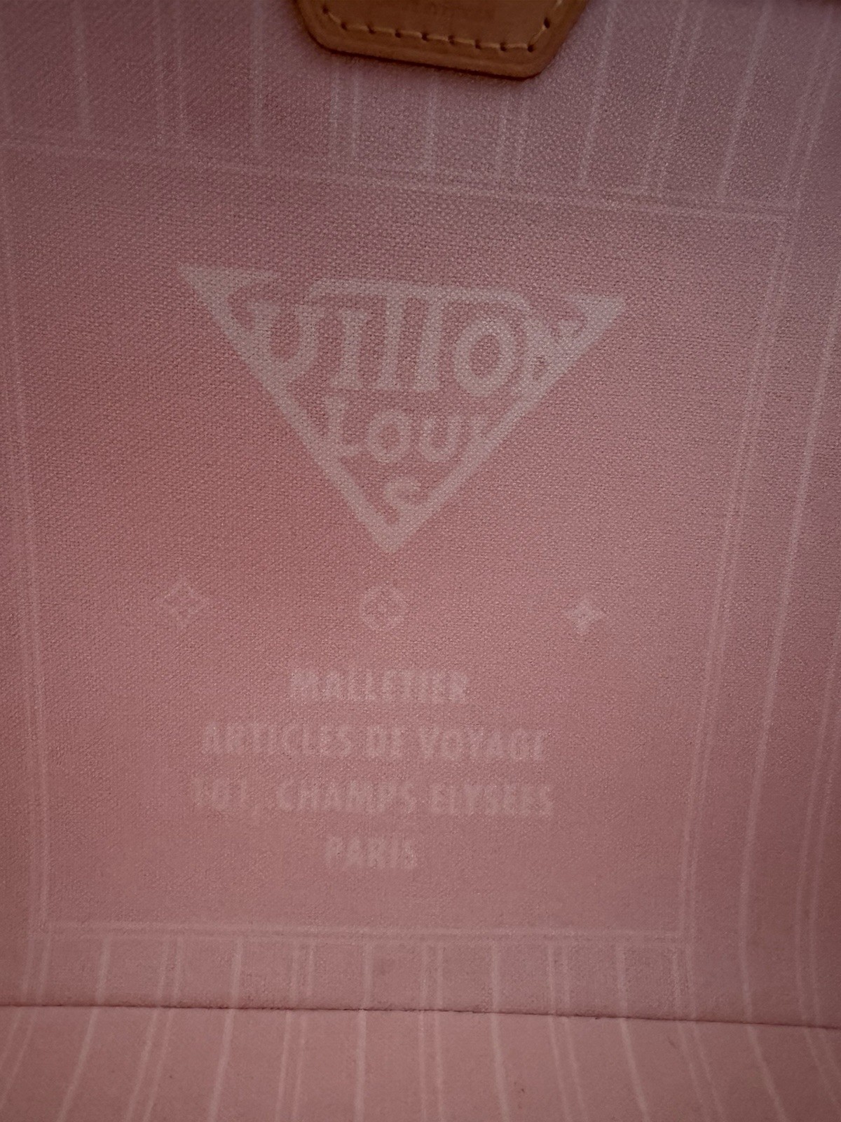 Louis Vuitton Neverfull MM Monogram Tote Pink Yellow Ombre Open Top Dust Bag