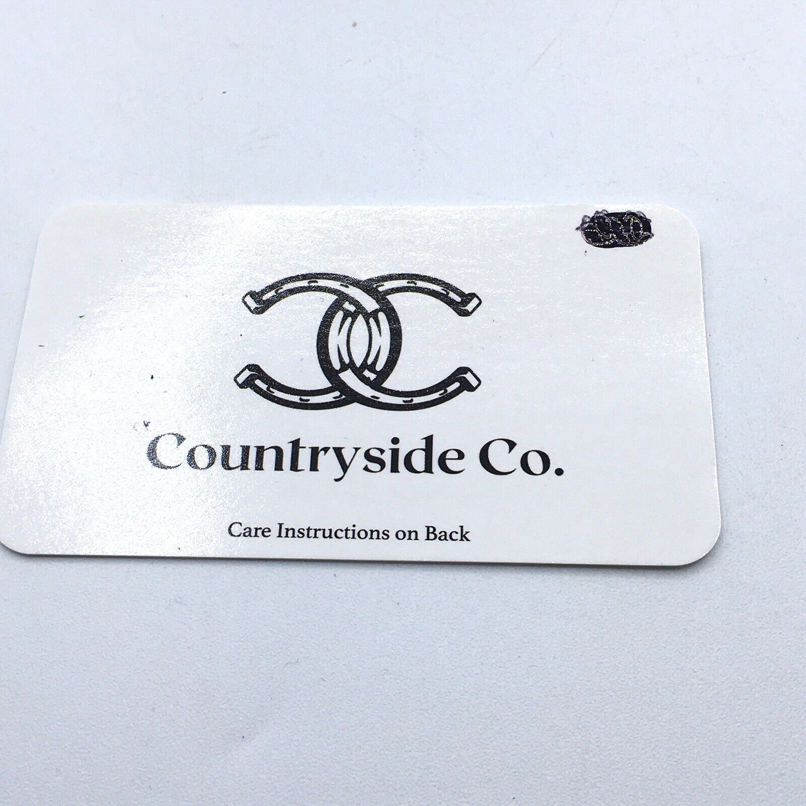 Countryside Brown White Cowhide Leather Fur Credit Card ID Holder Wallet New