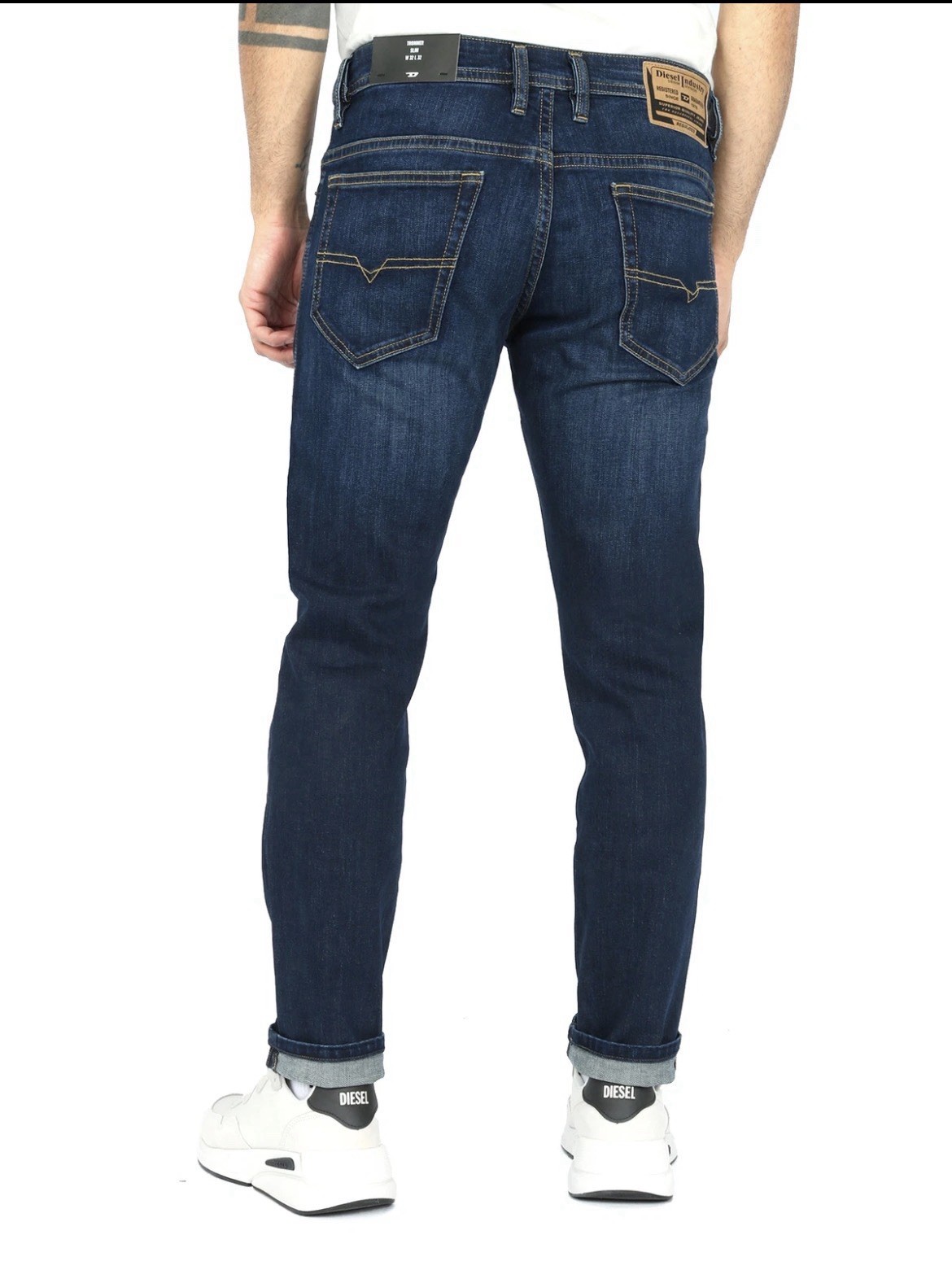 Diesel Thommer Slim Stretch Jeans – Thommer-R RB065 Dark Blue 34×32 NWT