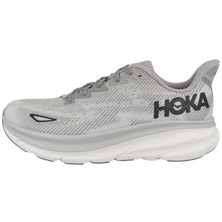 Hoka One One Men’s Clifton 9 Sz US 12D UK 11.5 EU 46 2/3 Running Shoes Gray