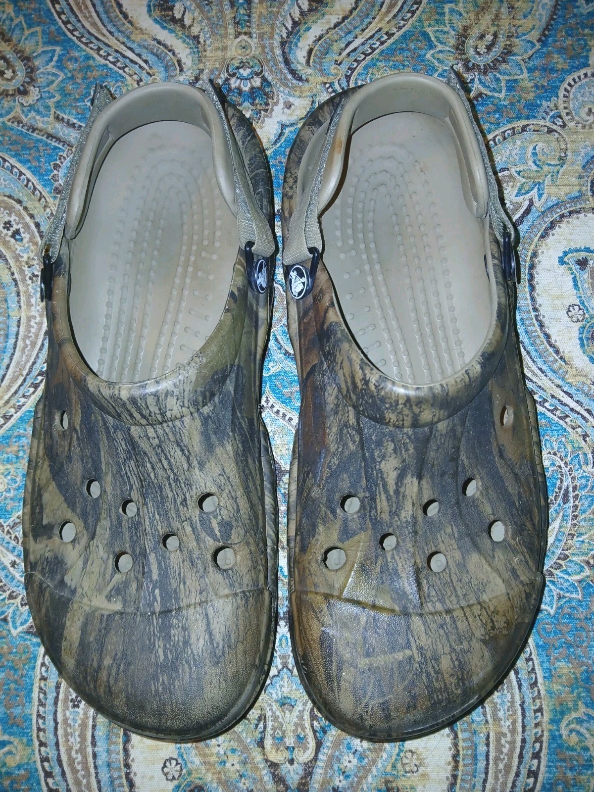 TrueTIMBER Crocs Off-Road O2 Octane Outdoor Crocs for Men CAMOUFLAGE Adjustable