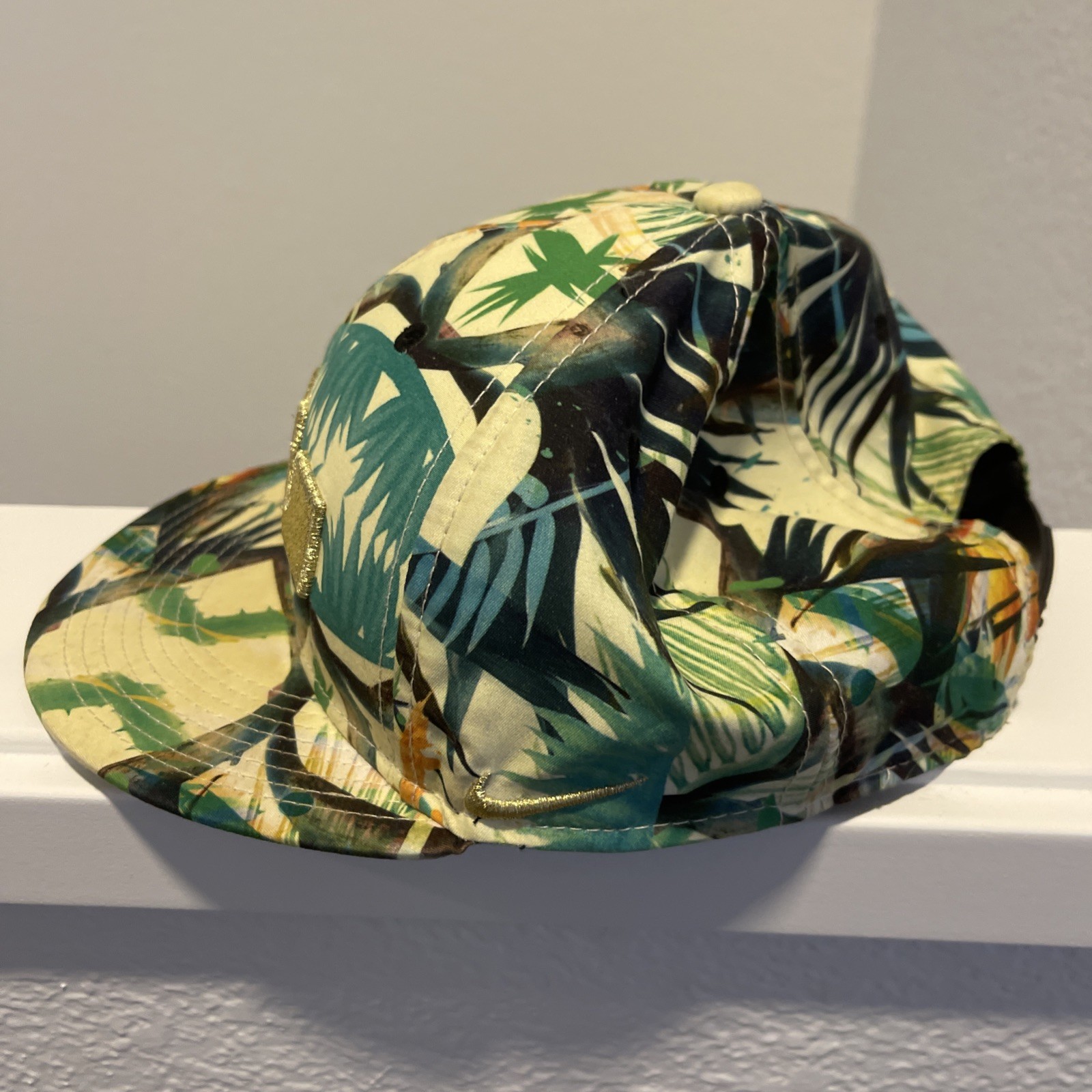 Used Nike Lebron James Celebration Pack Snap Back Hat Championship MVP Supreme