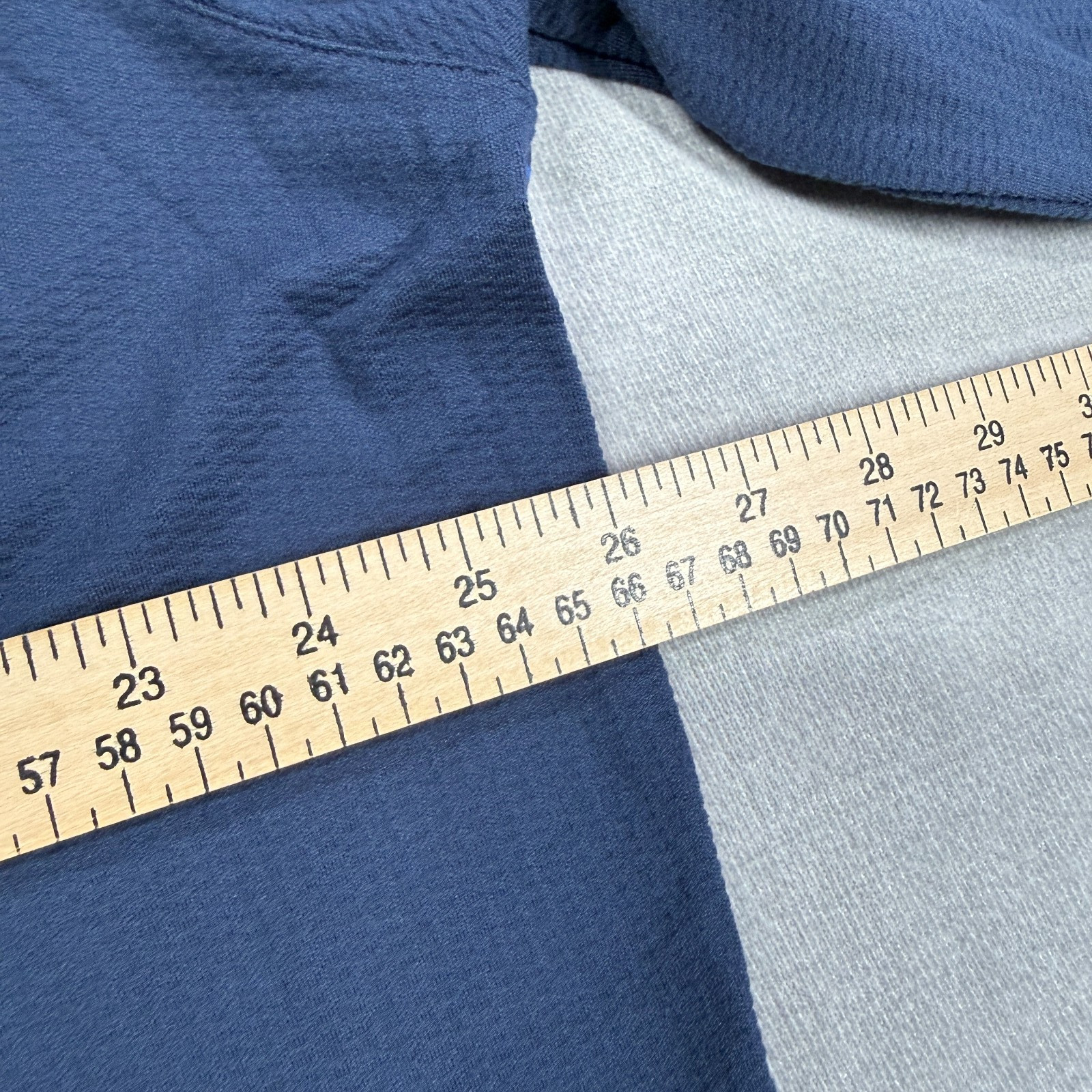 Peter Millar Sweater Men’s 2XL Crown Soft Stripe Print 1/4 Zip Blue