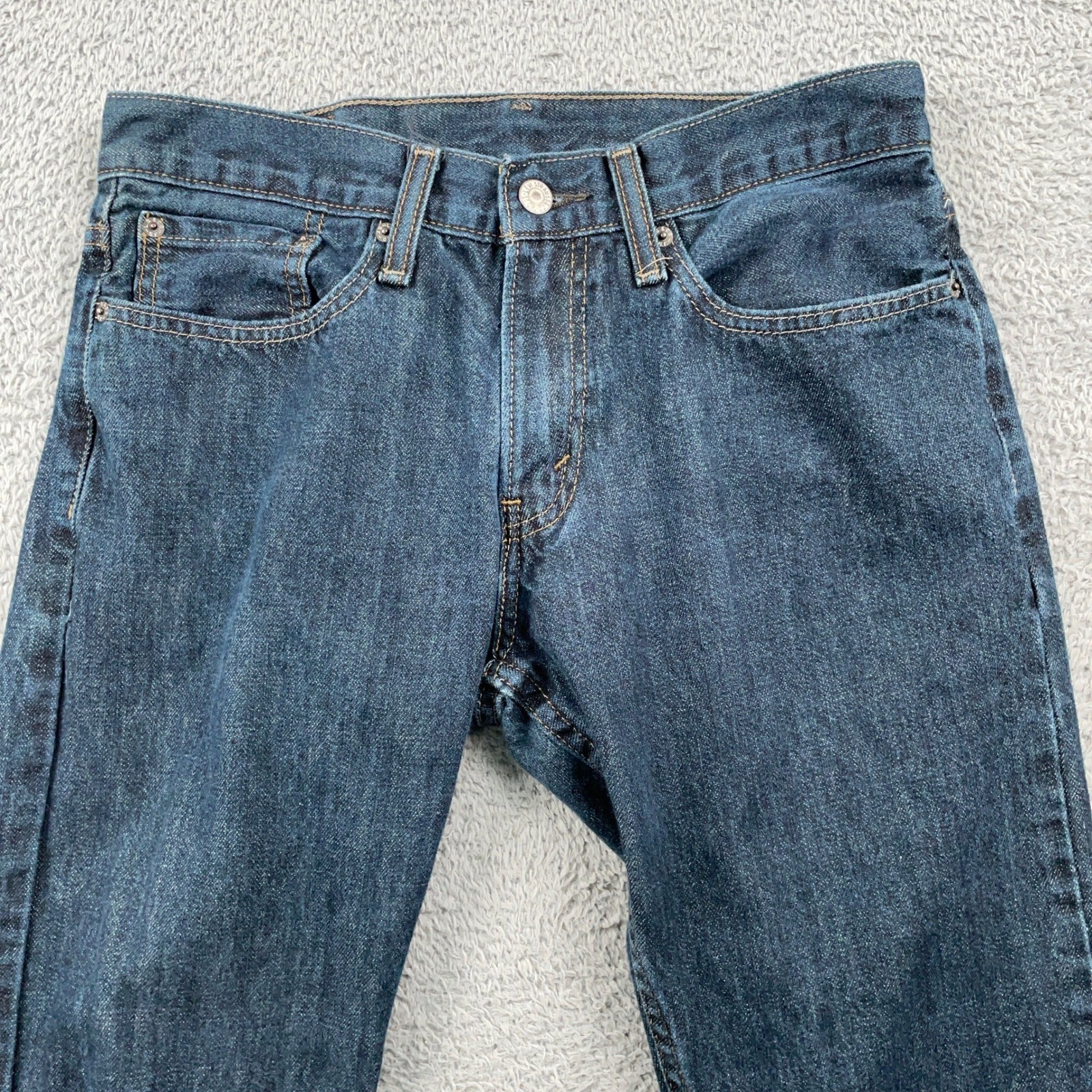 Levis 514 Jeans Mens 31×30 Fits 30×29 Blue Slim Straight Dark Wash Denim Pants