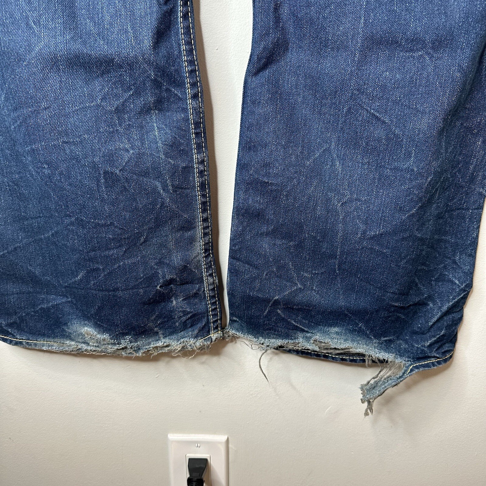 Vintage Levis Real Loose Type 1 Jeans Mens 36×32 Blue Classic American Y2K Baggy
