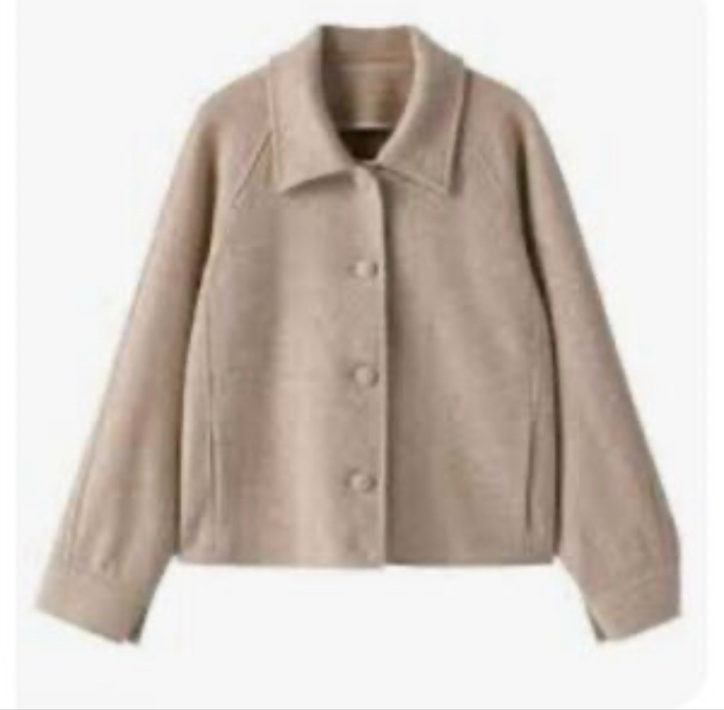 NWT OGL Fuzzluxe Beige Cropped Jacket XS