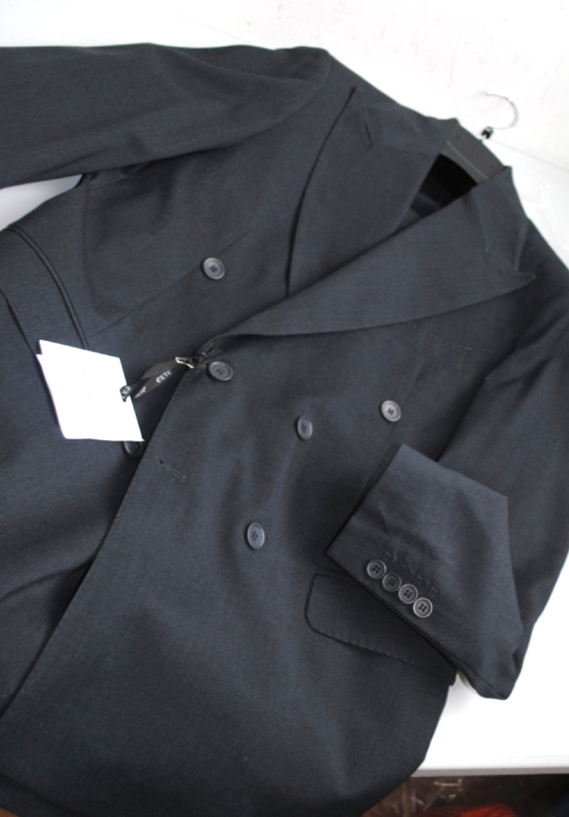 EXTE’ TAILORED DRESS FRESH FABRIC WOOL SIZE 56 540.00 TAG AB GREY