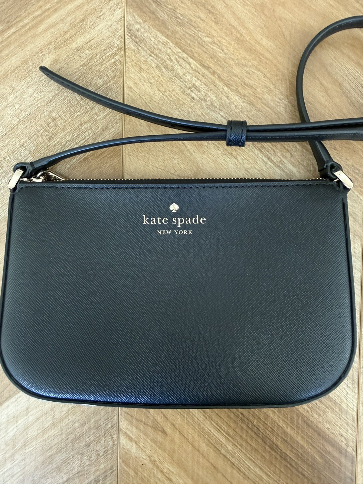 Kate Spade Black Leather Crossbody Bag Small Excellent