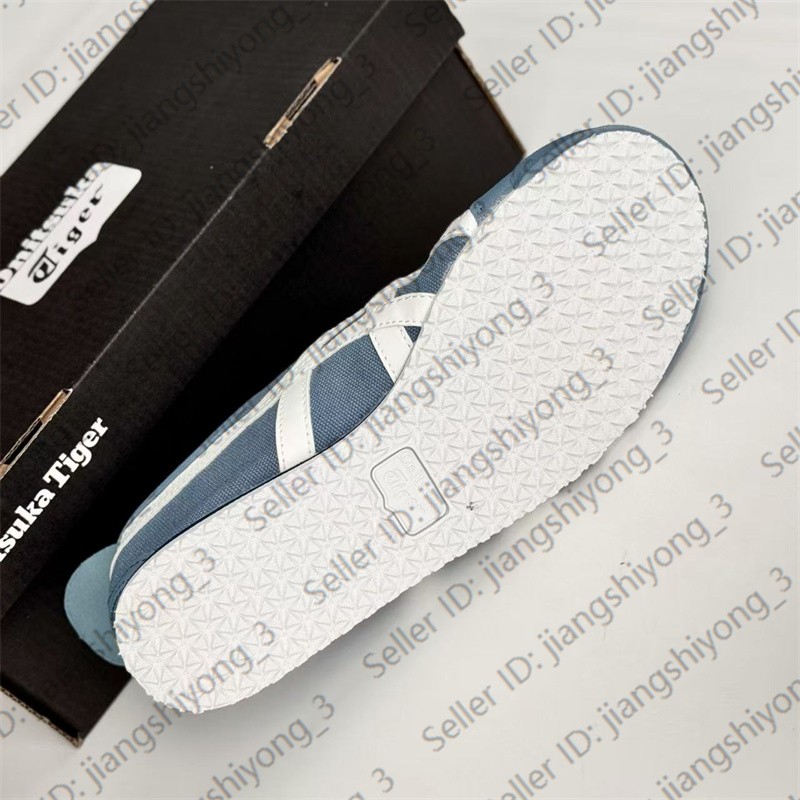 Vintage Onitsuka Tiger MEXICO 66 Mens Womens Slip-on Blue/White D3KON-5601