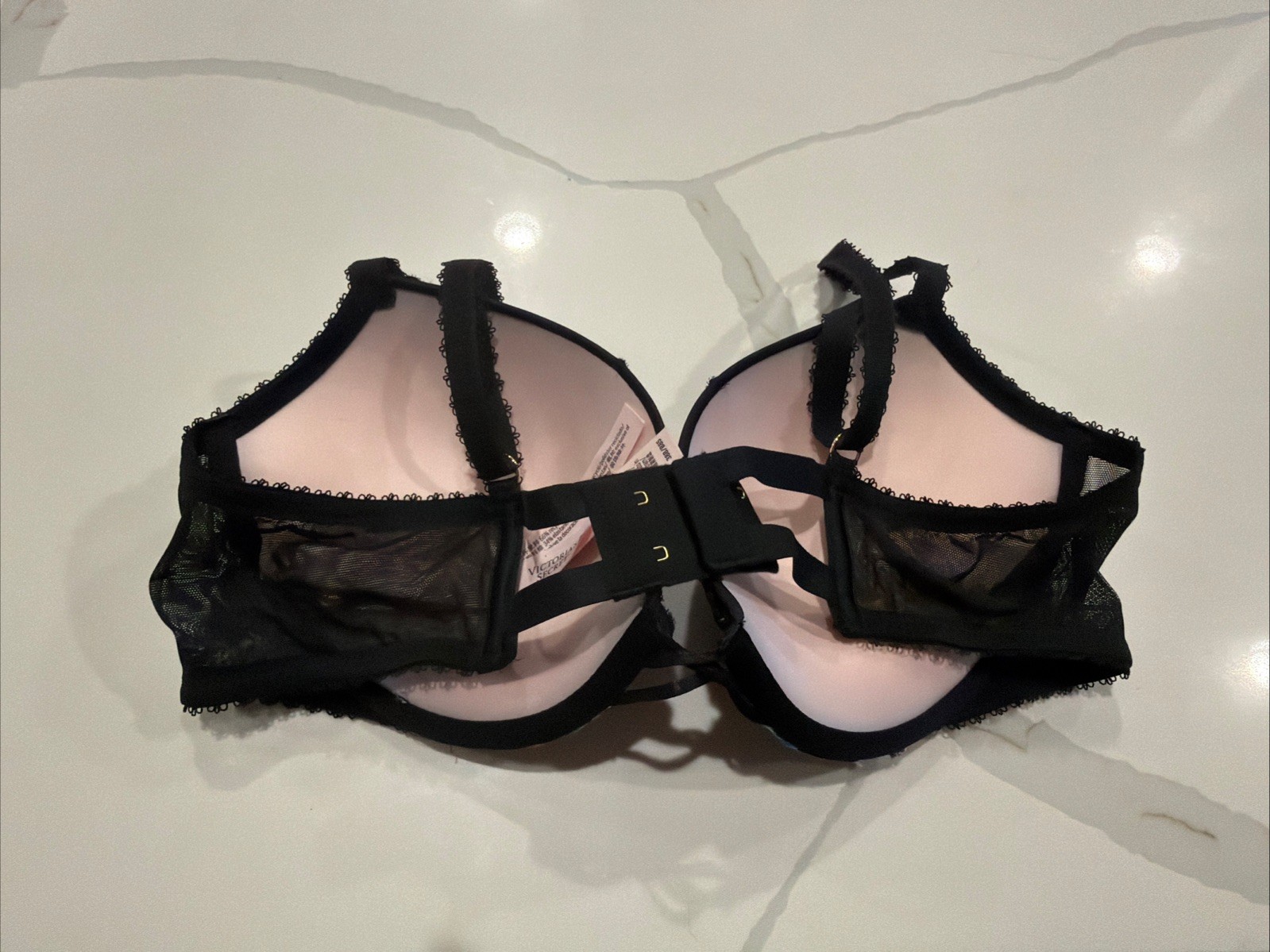 Victoria’s Secret VERY SEXY Push-up Bra Floral Mesh 38B NWT