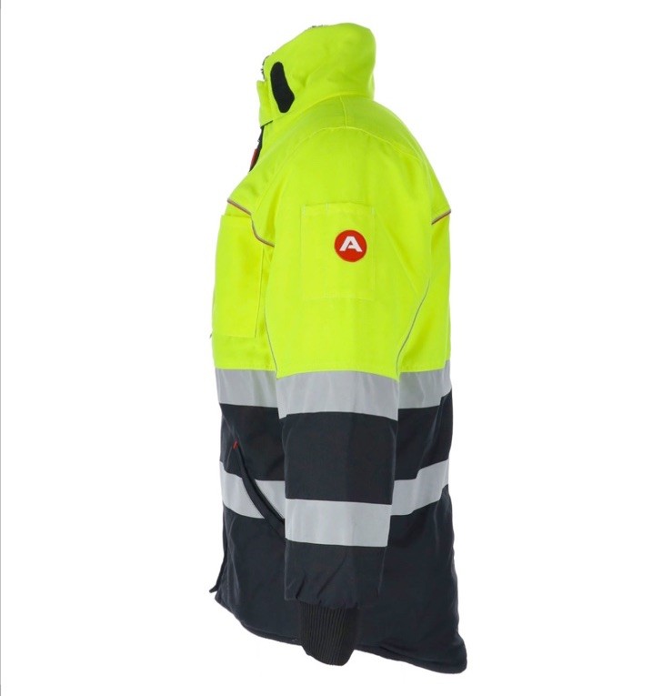 Avaska Hi-Vis Polar Ultimate Freezer Jacket Lime/black Sz Large Men’s Works
