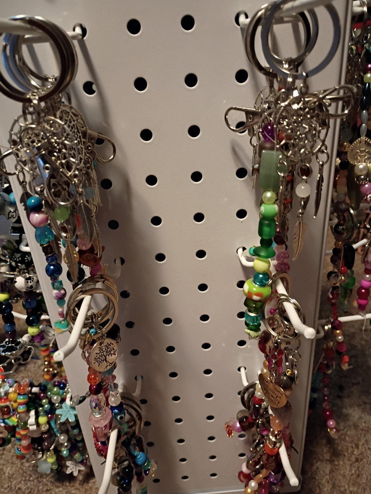 Handmade Keychain Key Rings Bracelets Dreamcatchers Pic Frames Painted Pictures