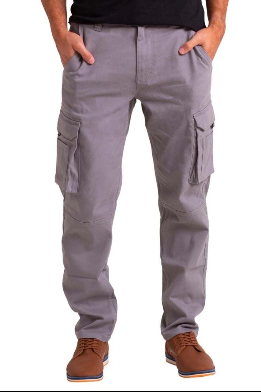 Men’s Flex Cargo Trousers Heavy Duty Stretch Casual Work Pants