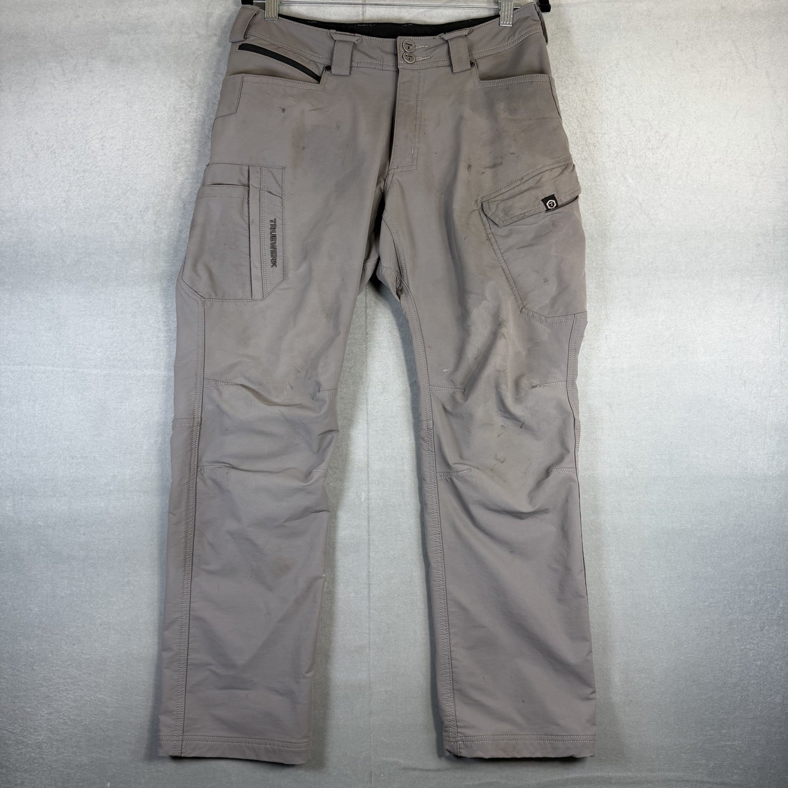 Lot Of 6 Truewerk T1/T2 Werkpants Mens 32×30 Green Khaki Gray Cargo Utility Work