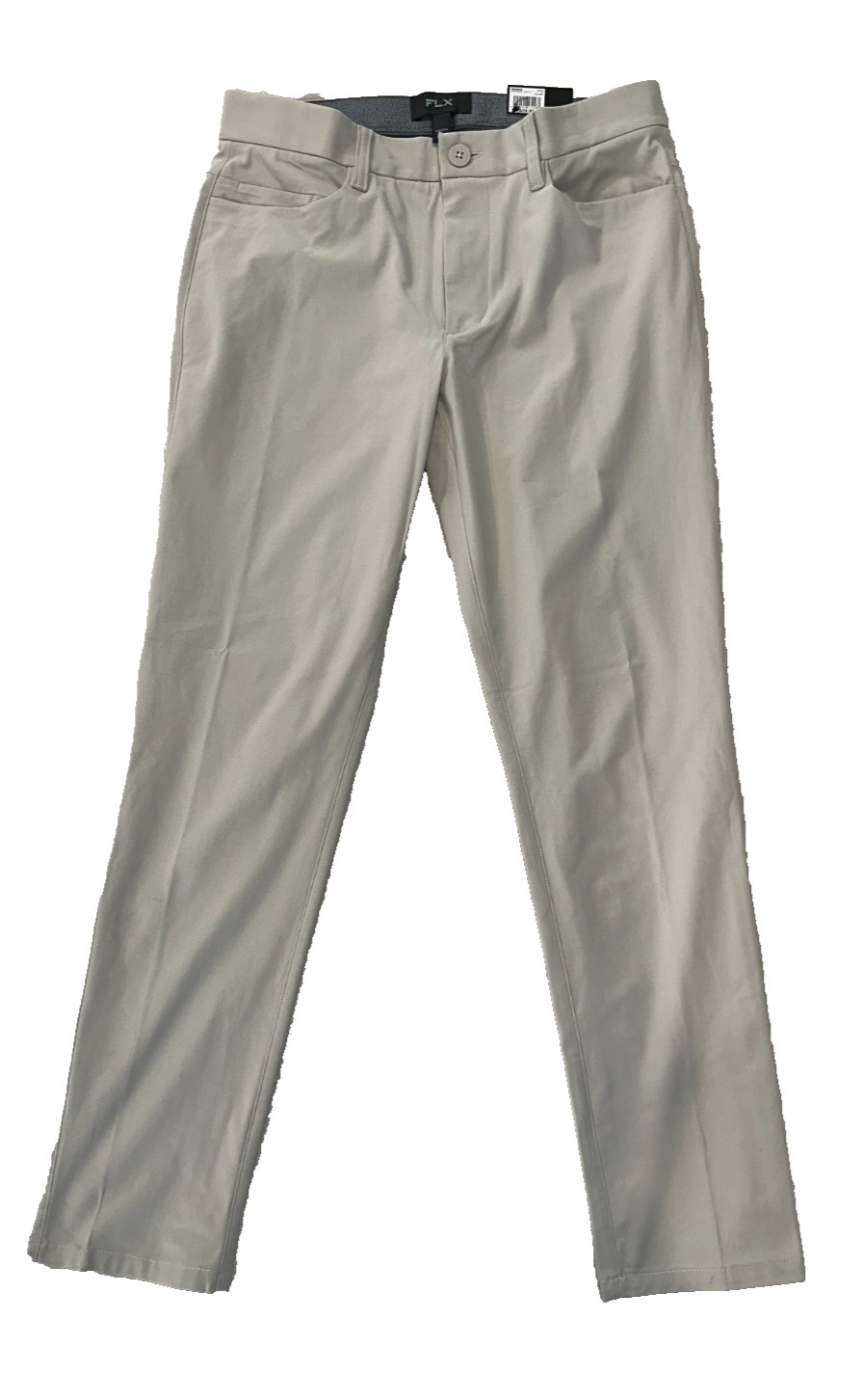 $40 FLX Men’s Premium 5 Pocket Golf Pants – Tan – 30W x 30L – New With Tags