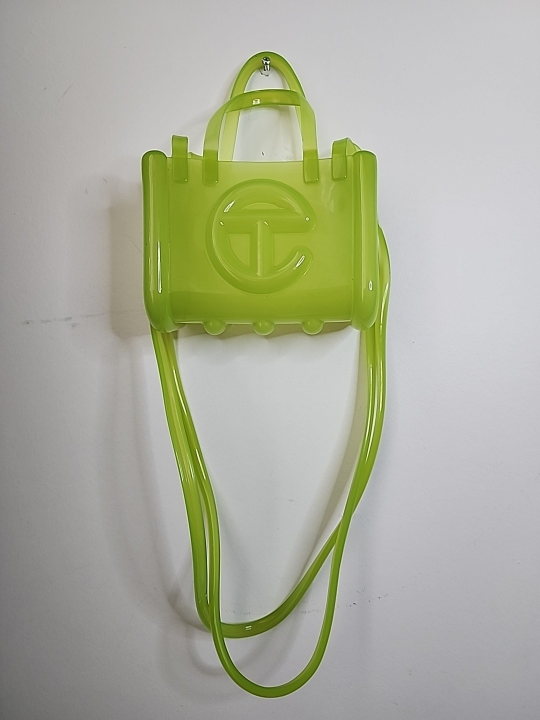 Melissa X Telfar ‘Medium’ Jelly Shopper – Clear Green
