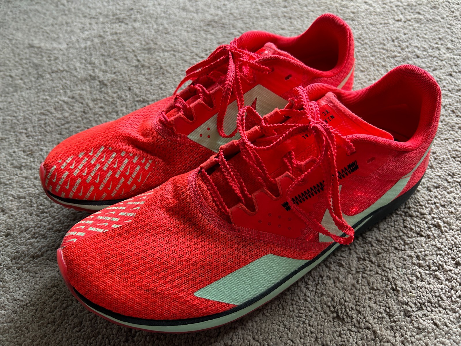 Size 11 – Nike Rival XC 6 Cross Country Spikes Track Field Crimson DX7999-600