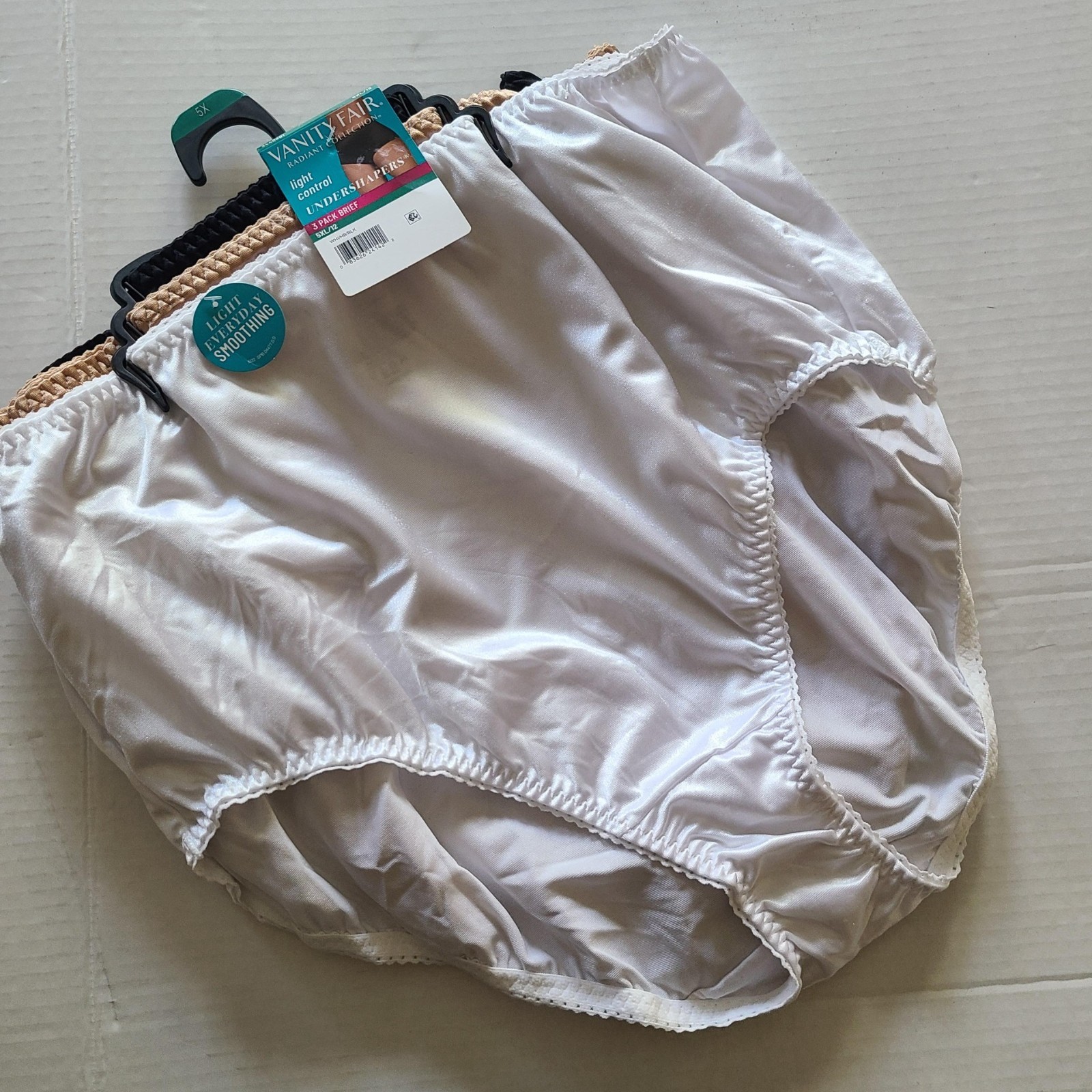 Vanity Fair Lingerie 3 Pack Brief Panties Radiant Collection Undershapers 5XL 12
