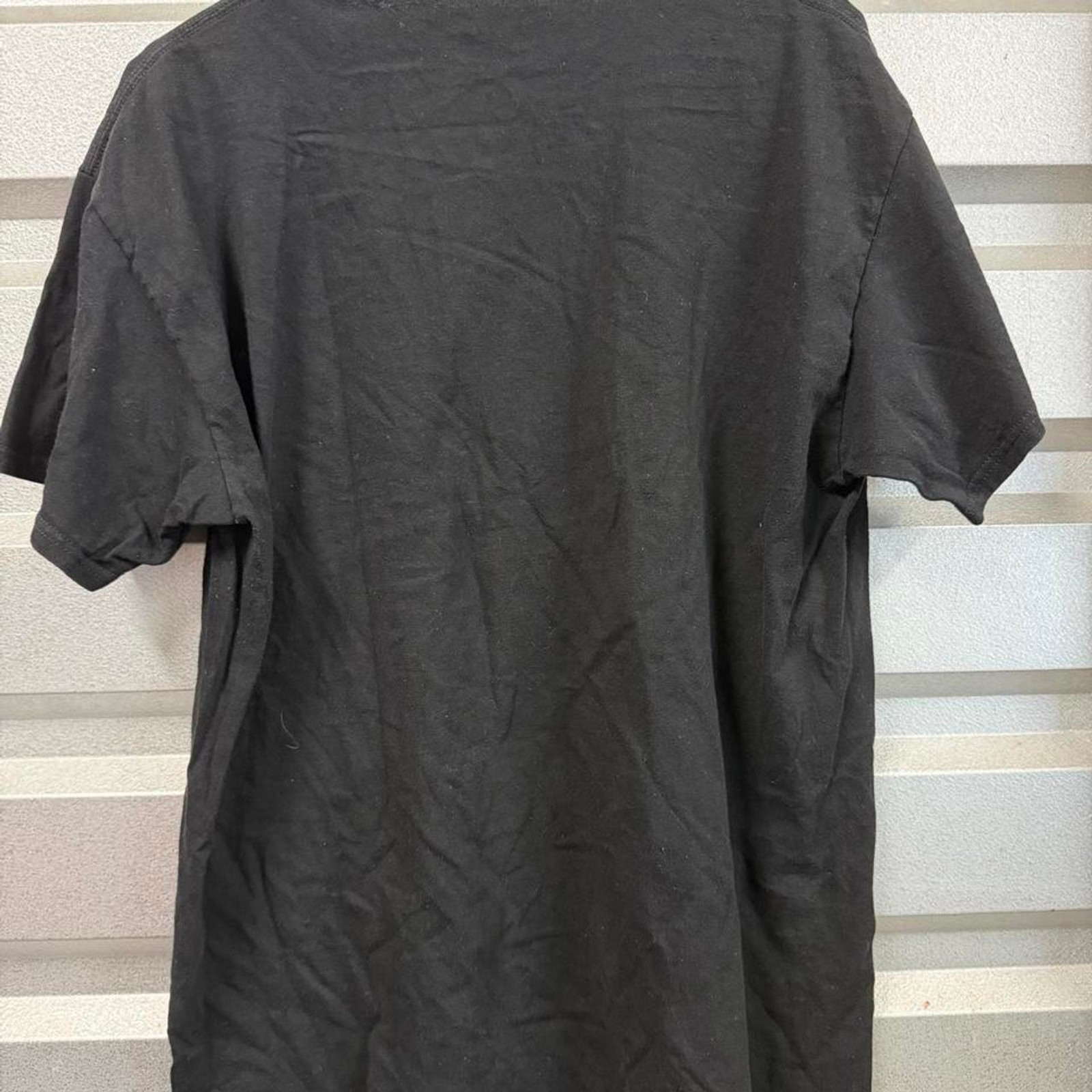 Majestic-athletic Men’s Black and Grey T-shirt