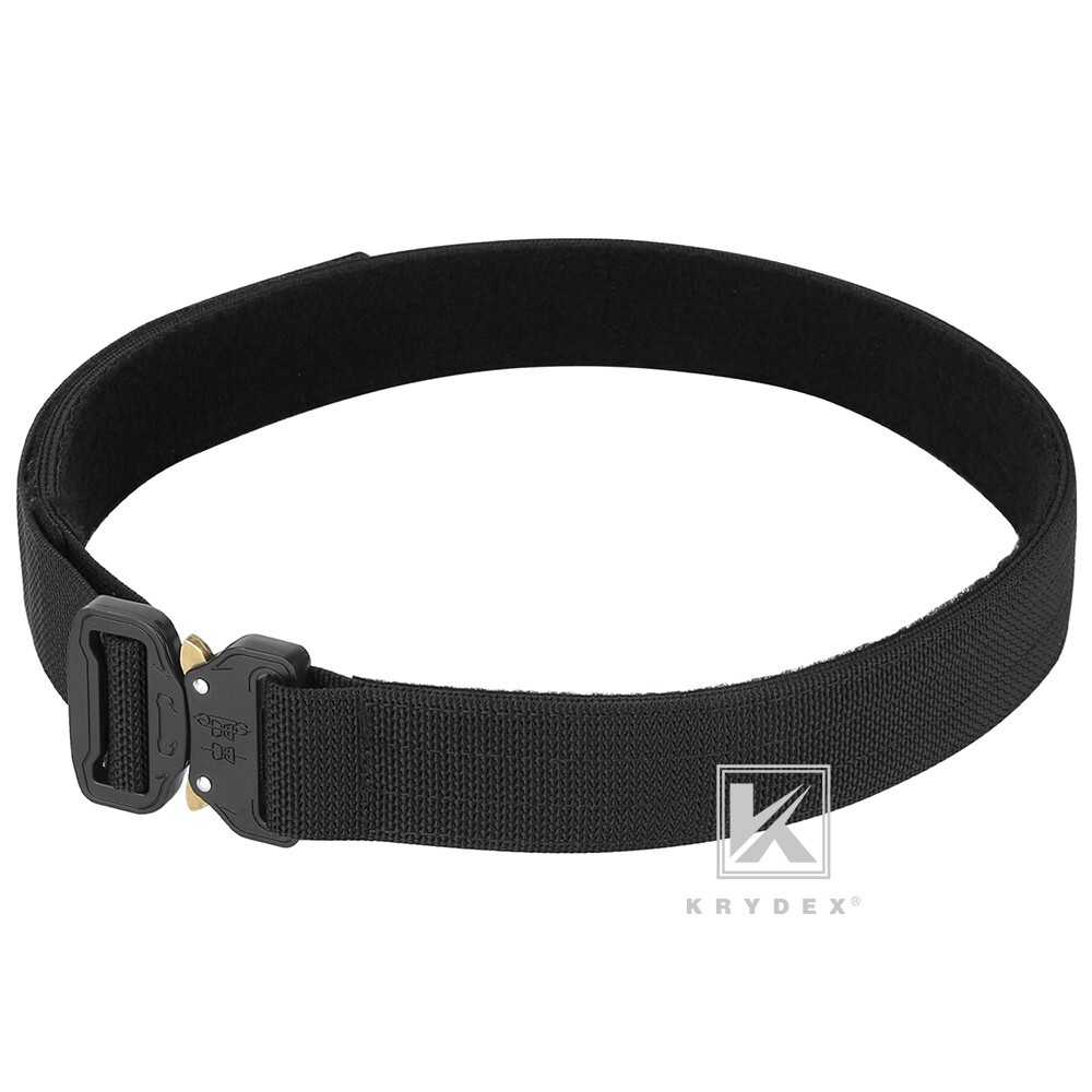 KRYDEX Tactical Belt Rigger Heavy Duty Belt Double Layers Quick Release Buckle
