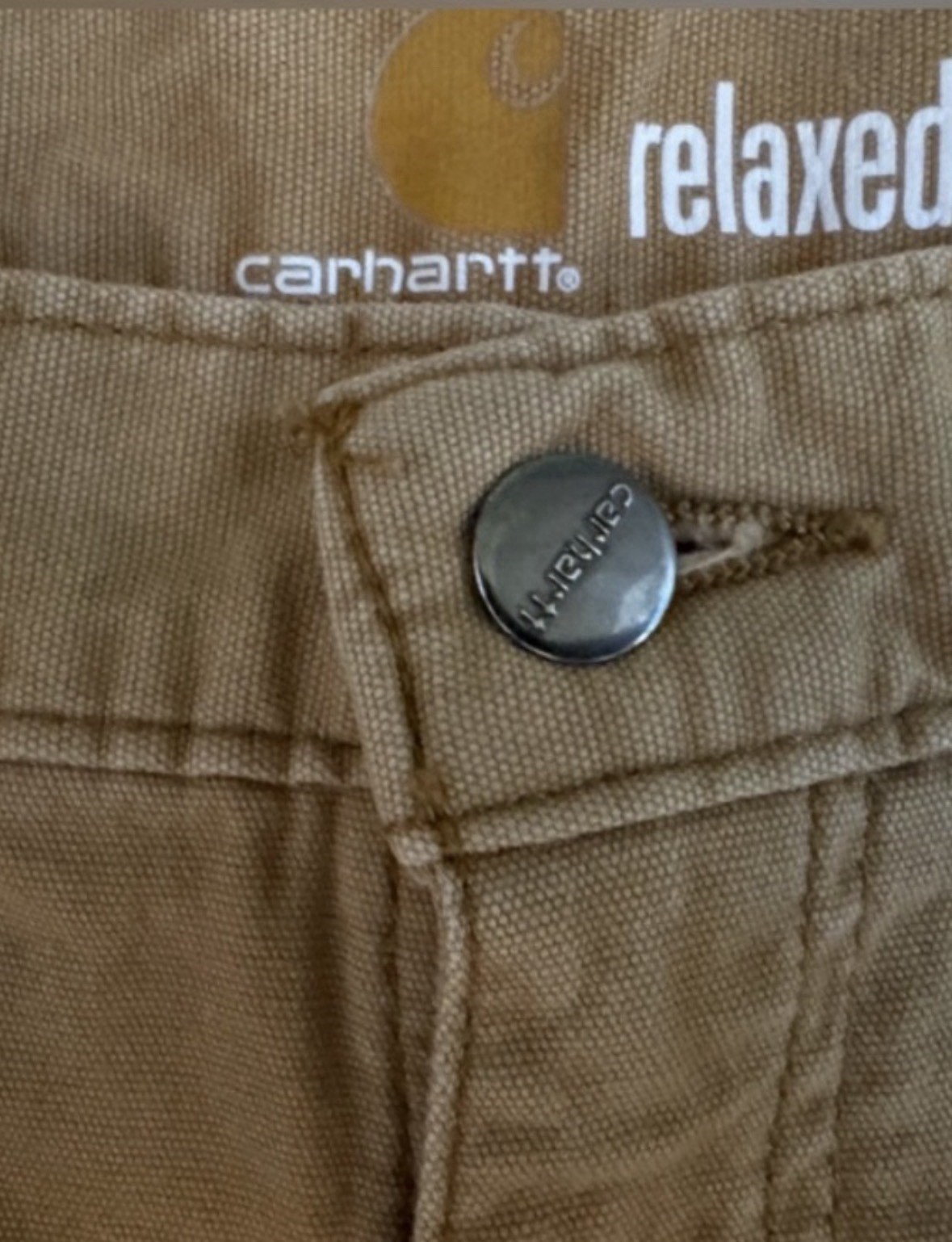 Carhartt 102802 Relaxed Fit Utility Work Pants 42×30 Canvas Stretch Carpenter