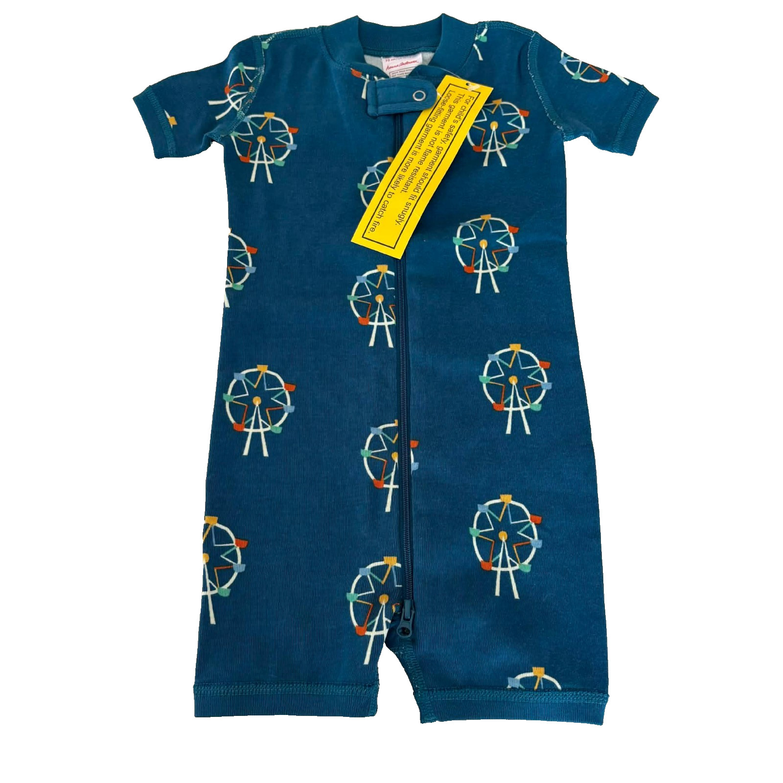 Hanna Andersson Adorable Organic Cotton Pajama. Size 12-18 Months, 75 cm.