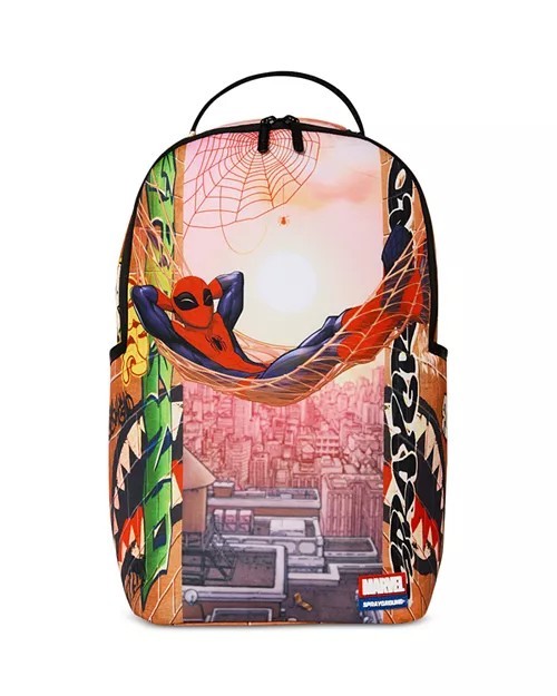 🔥🔥 Sprayground Spiderman Web Hammock Backpack Bookbag Large School Bag