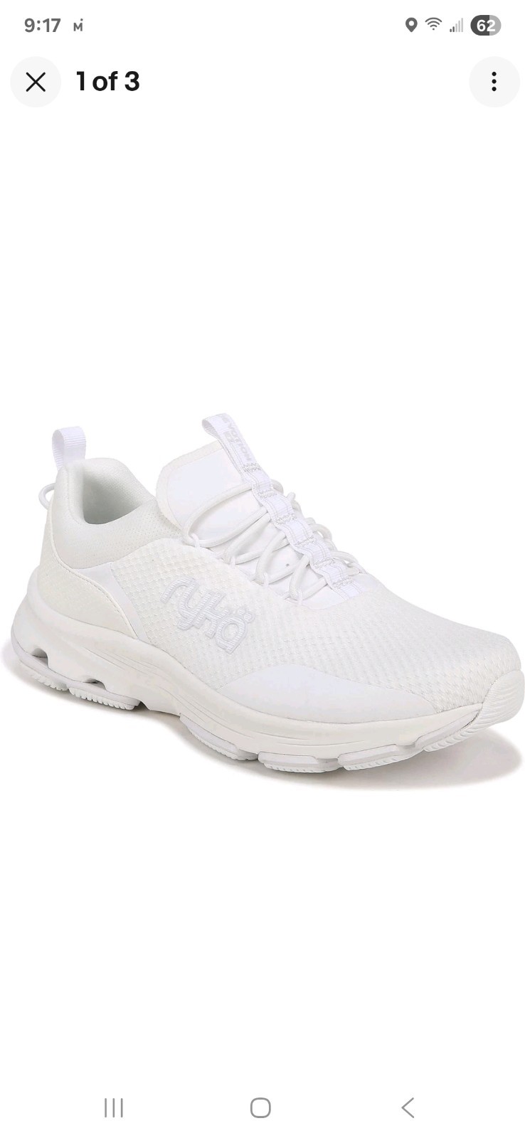Ryka DEVOTION EZ Women’s Brilliant/White Lifestyle Shoes – Size 11 M