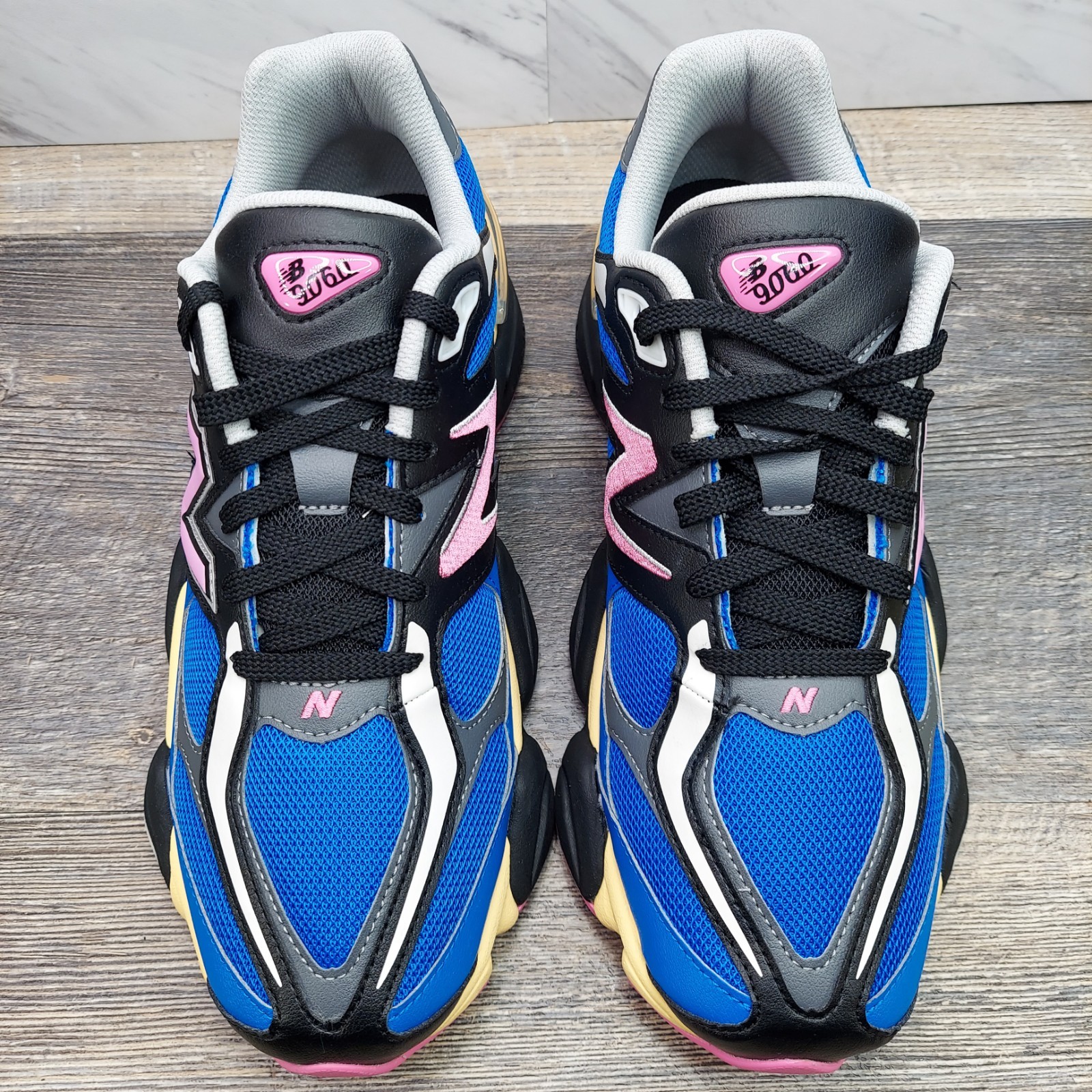 New Balance 9060 Blue Oasis Real Pink Black Shoes U9060BPO Men Size 11.5 Sneaker