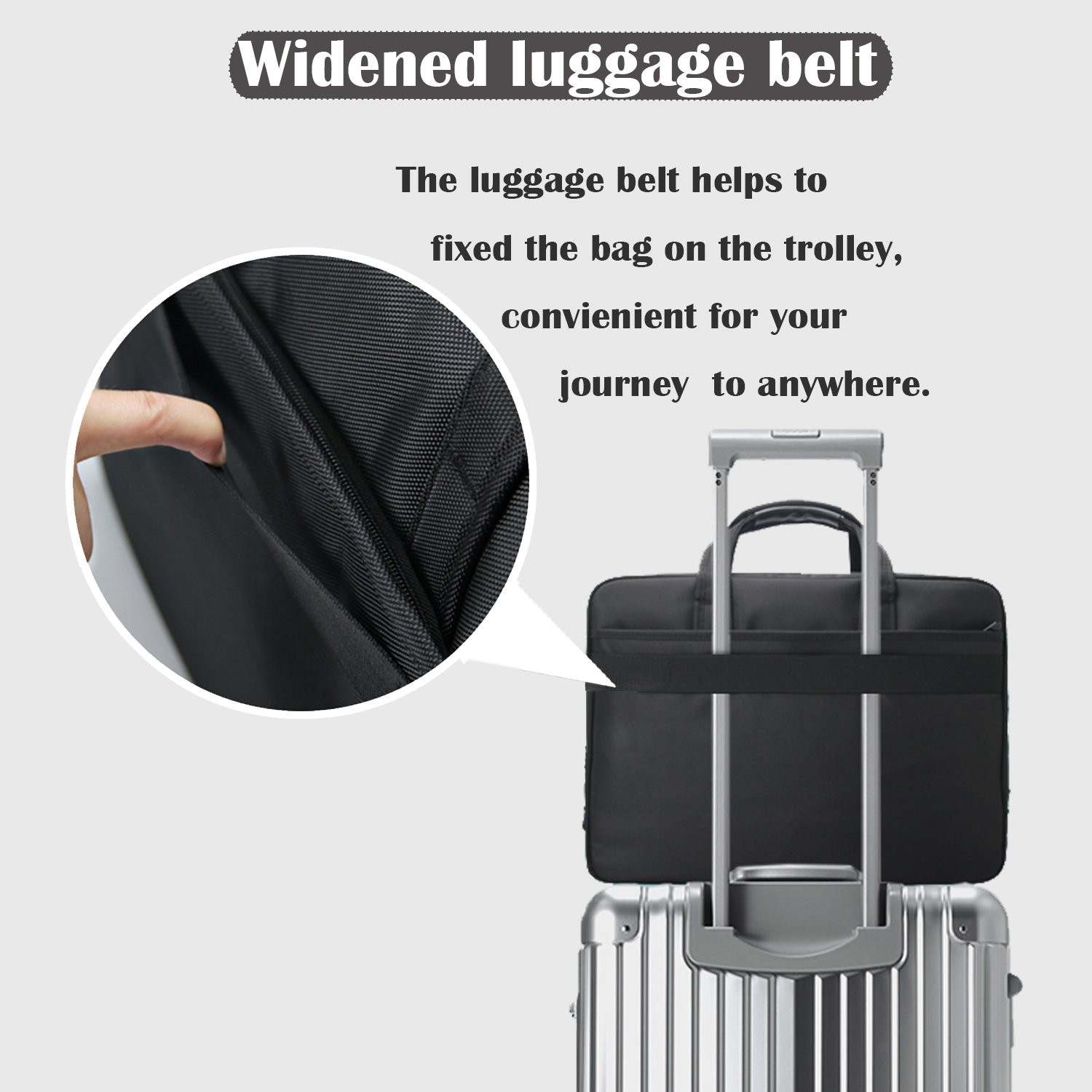 Briefcase Bag 15.6 Inch Laptop Messenger Bag Business Office Bag for Men Women