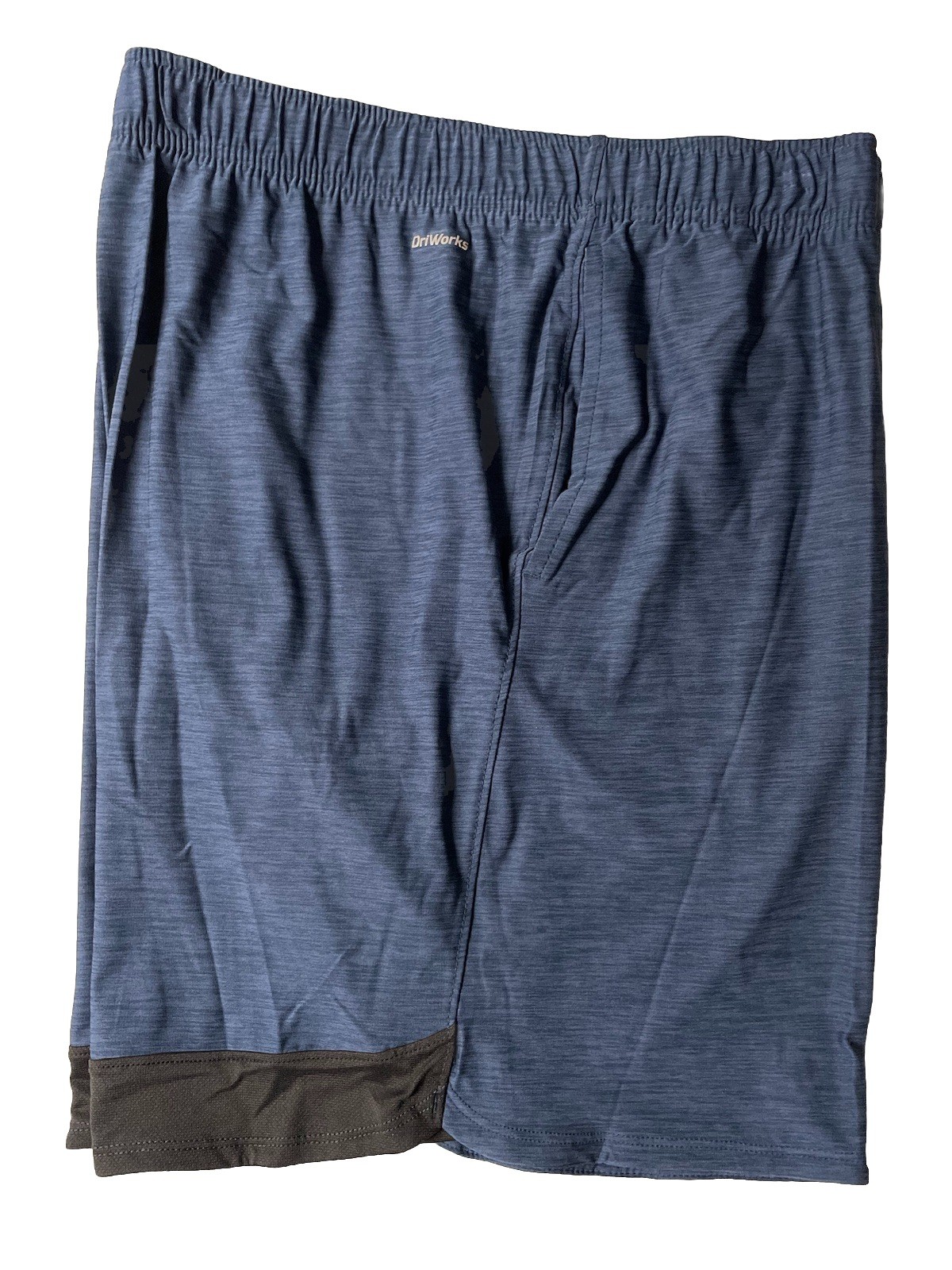 x3 Athletic Works Men’s 2XL (44-46) BlueCove Greystone Gray Heather Shorts NWT