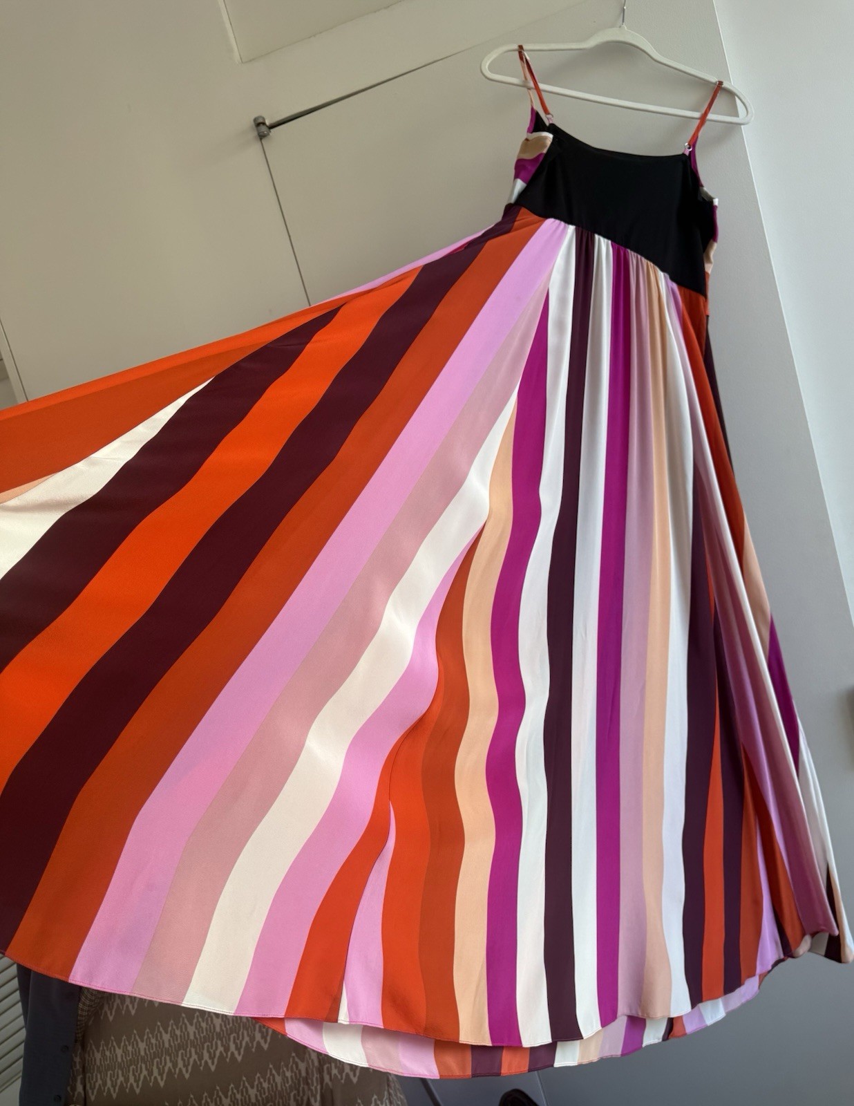 Dianne von Furstenberg Colorful Full Length Summer Dress