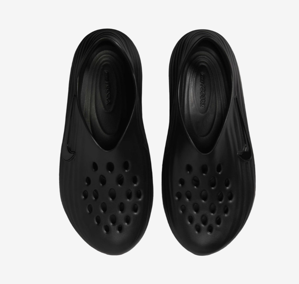 Nike ReactX Rejuven8 Triple Black HV5060-001 Men’s 8-13 New Foam Comfy Slip On