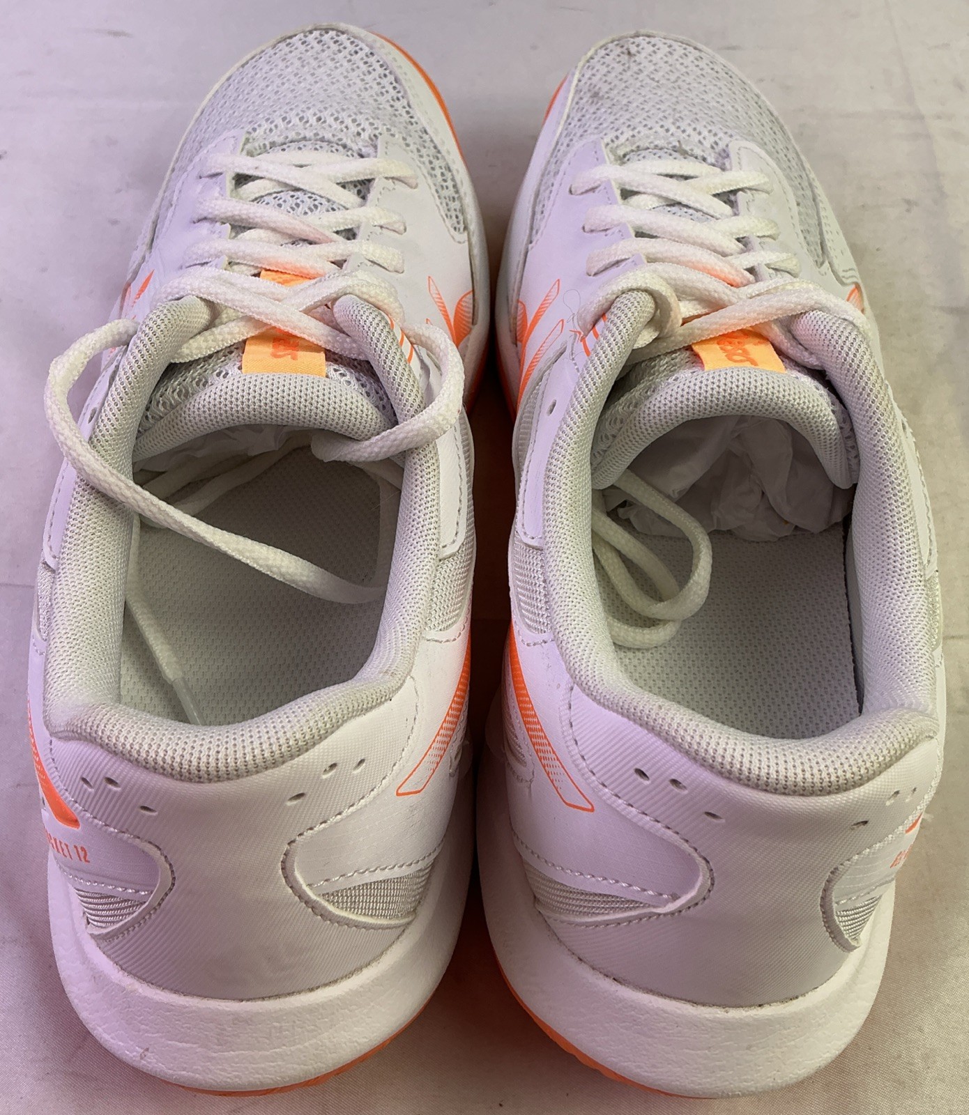 ASICS Women’s Gel-Rocket 12 Volleyball Shoes-White/Vivid Coral-Size: 9.5