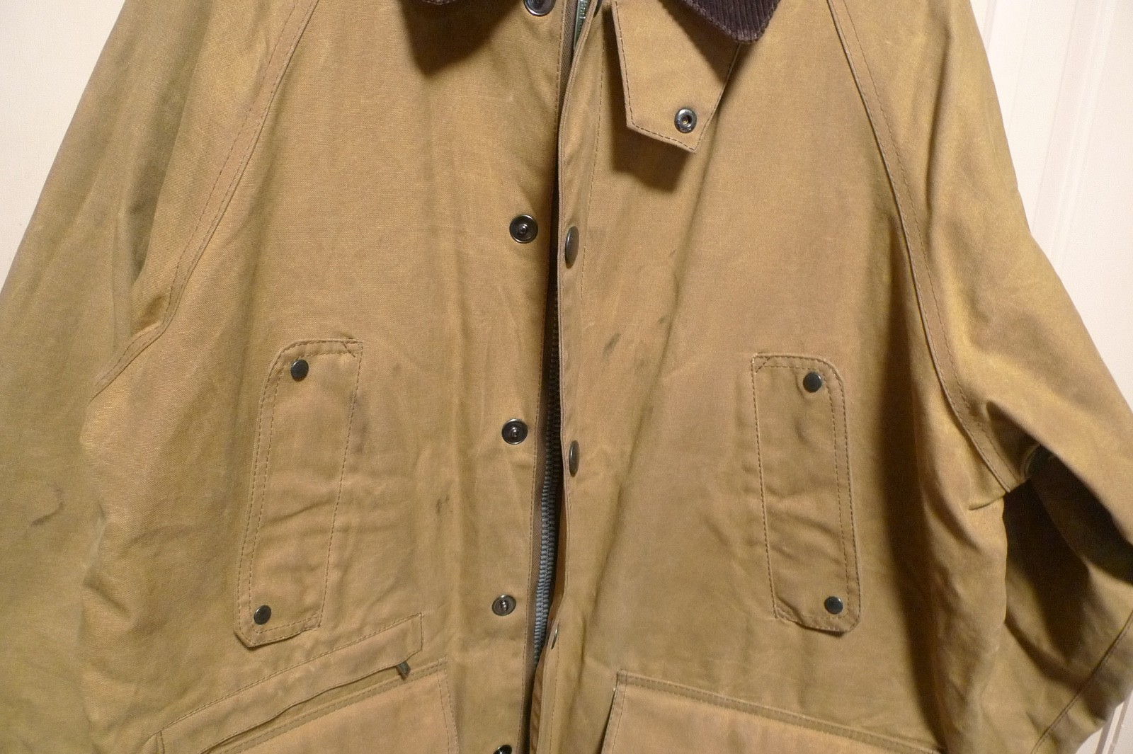 BARBOUR – A501 CRASTER 10 OZ WAX COTTON JACKET – EXTRA HEAVYWEIGHT – 46 – RARE