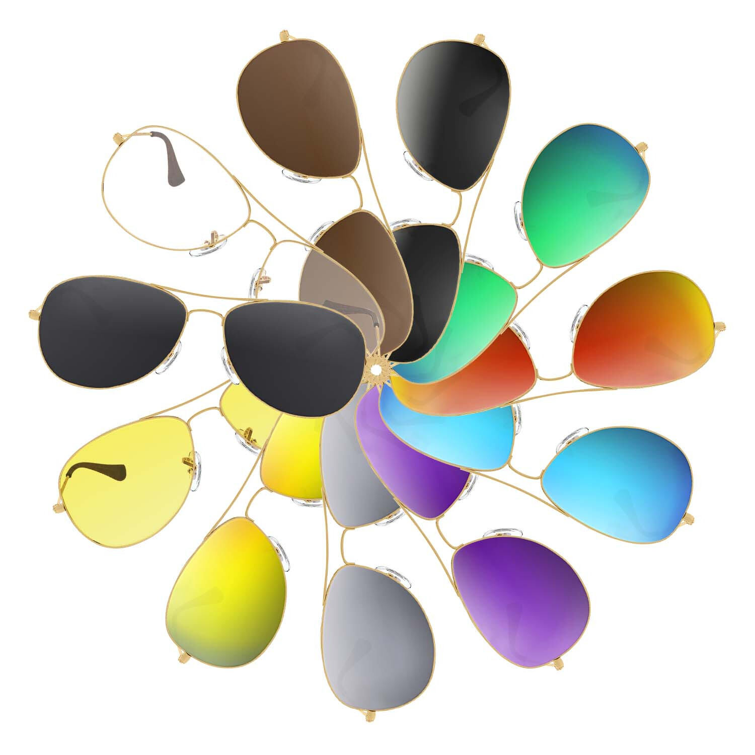 Replacement lenses for Ray-Ban RB3362 Cockpit 59mm – Choose your lens STYLE