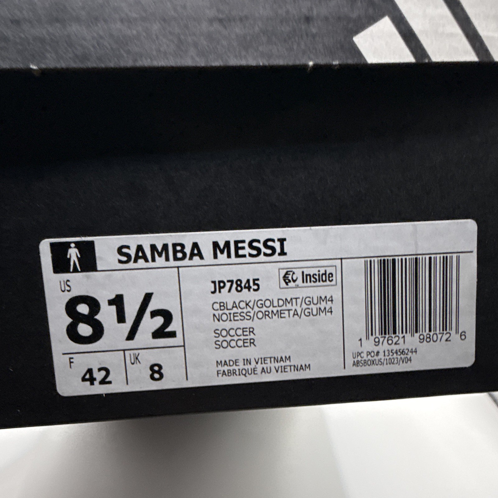 Adidas Samba Messi Inter Miami CF Debossed Away Kit Black/Pink Gum JP7845 NEW