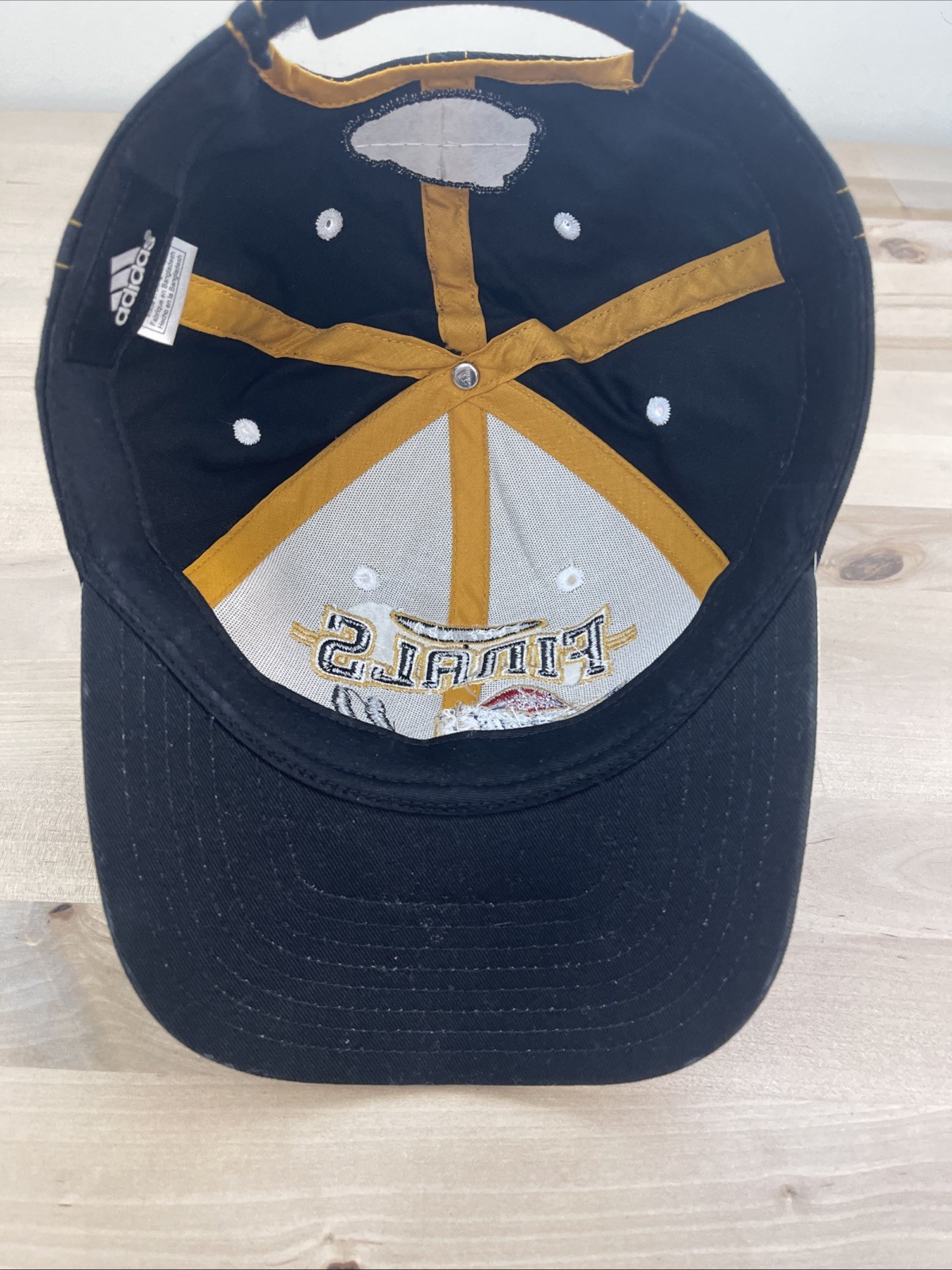 2007 NBA Finals Spurs vs. Cavaliers Adidas Adjustable Hat LeBron James 1st Final