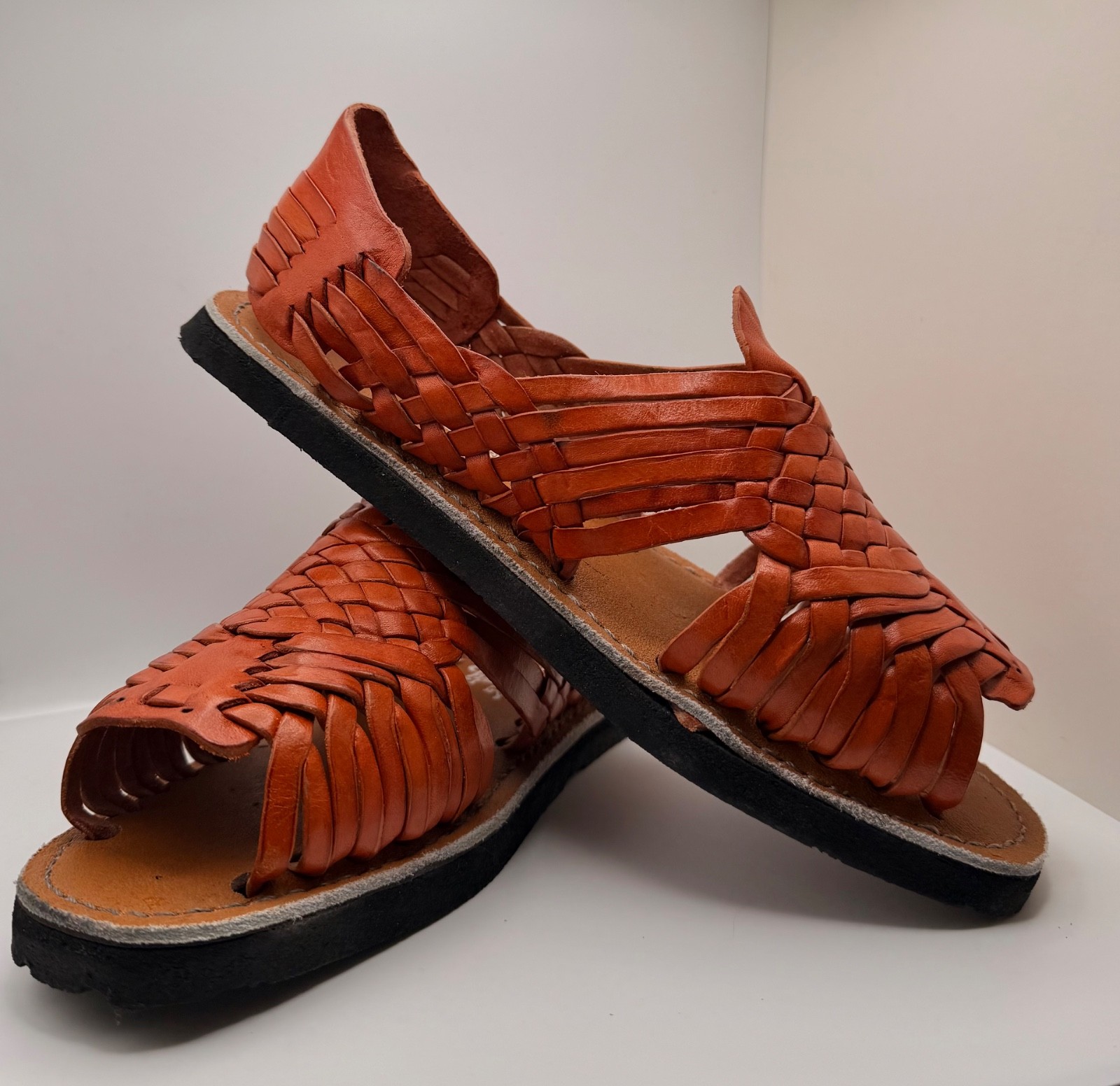 Mens Chevron Sandals Mexican Huaraches – Pachuco Size 9 | Huaraches de Piel