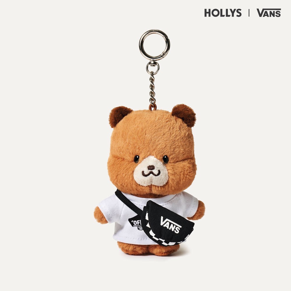 Vans x Hollys Holly Bear Doll Keychain – Detachable Outfit & Bag Korea Limited